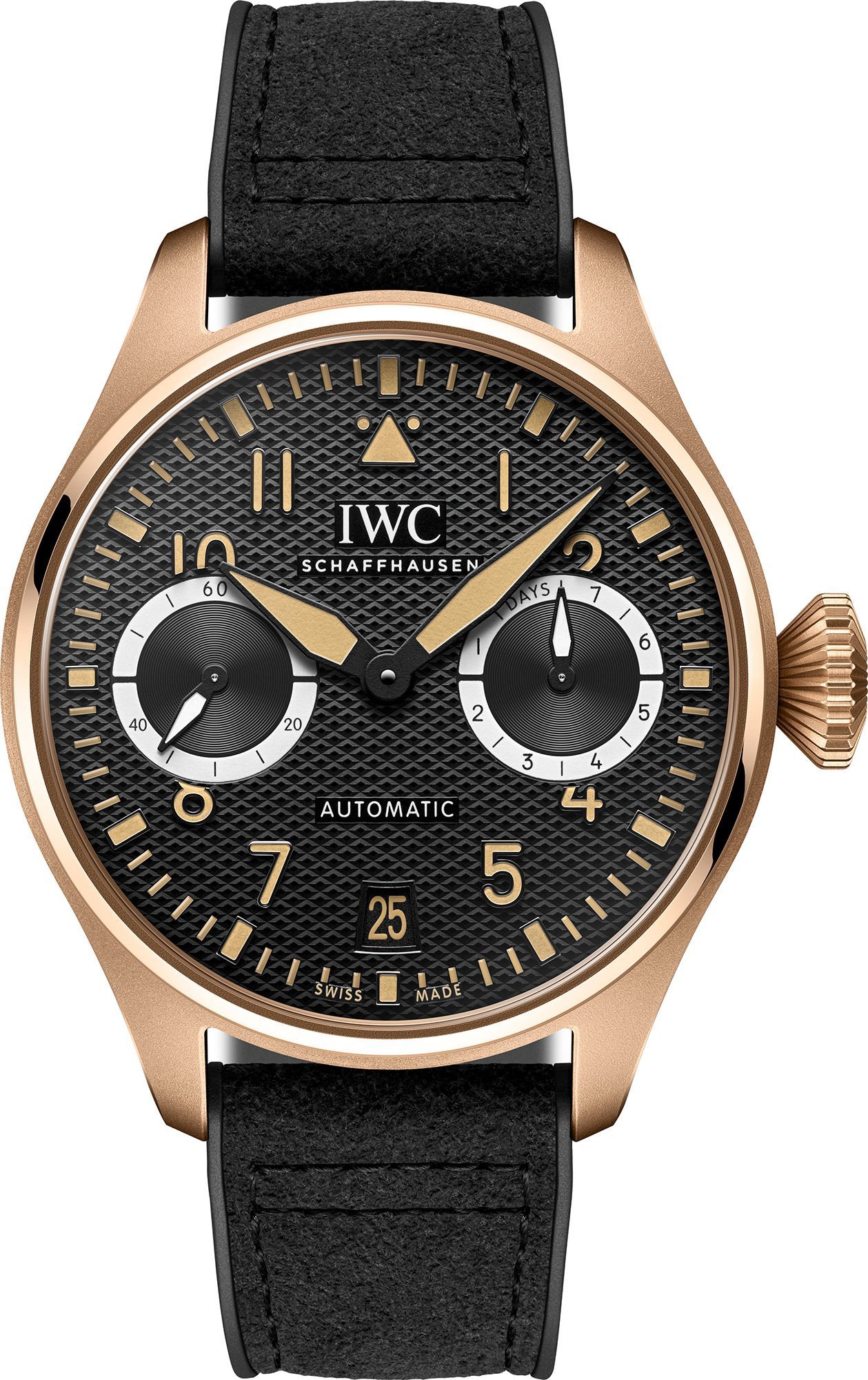 IWC Pilot’s Watches  Black Dial 46.2 mm Automatic Watch For Men - 1