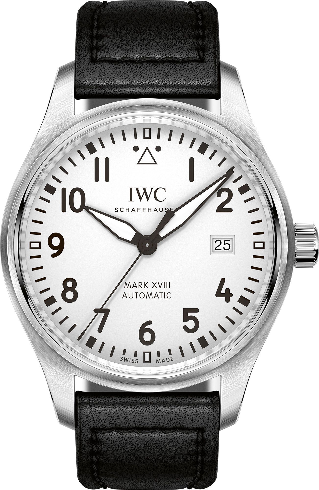 IWC Mark XVIII 40 mm Watch in Silver Dial For Men - 1