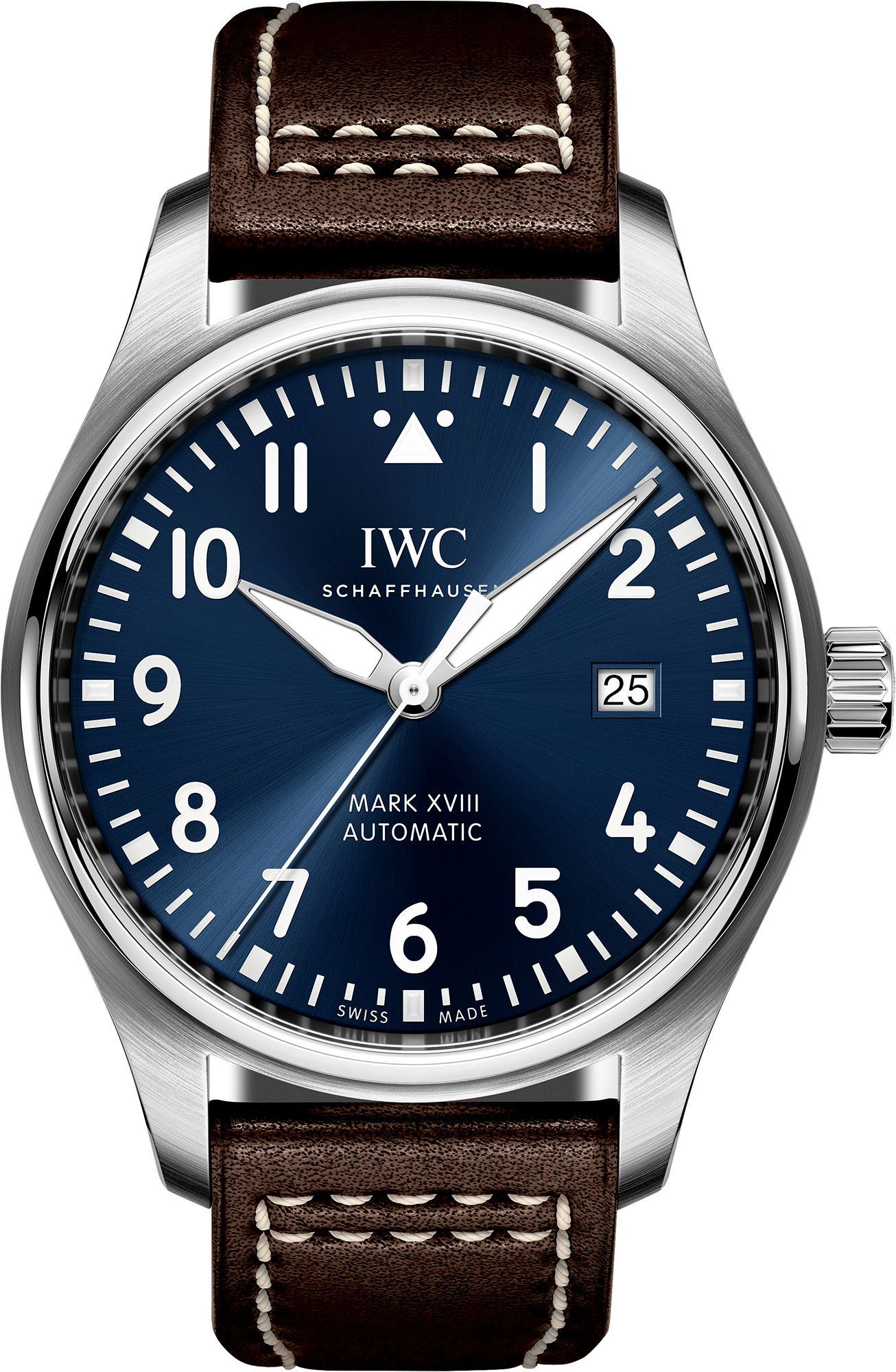 IWC Pilots Mark XVIII Blue Dial 40 mm Automatic Watch For Men - 1