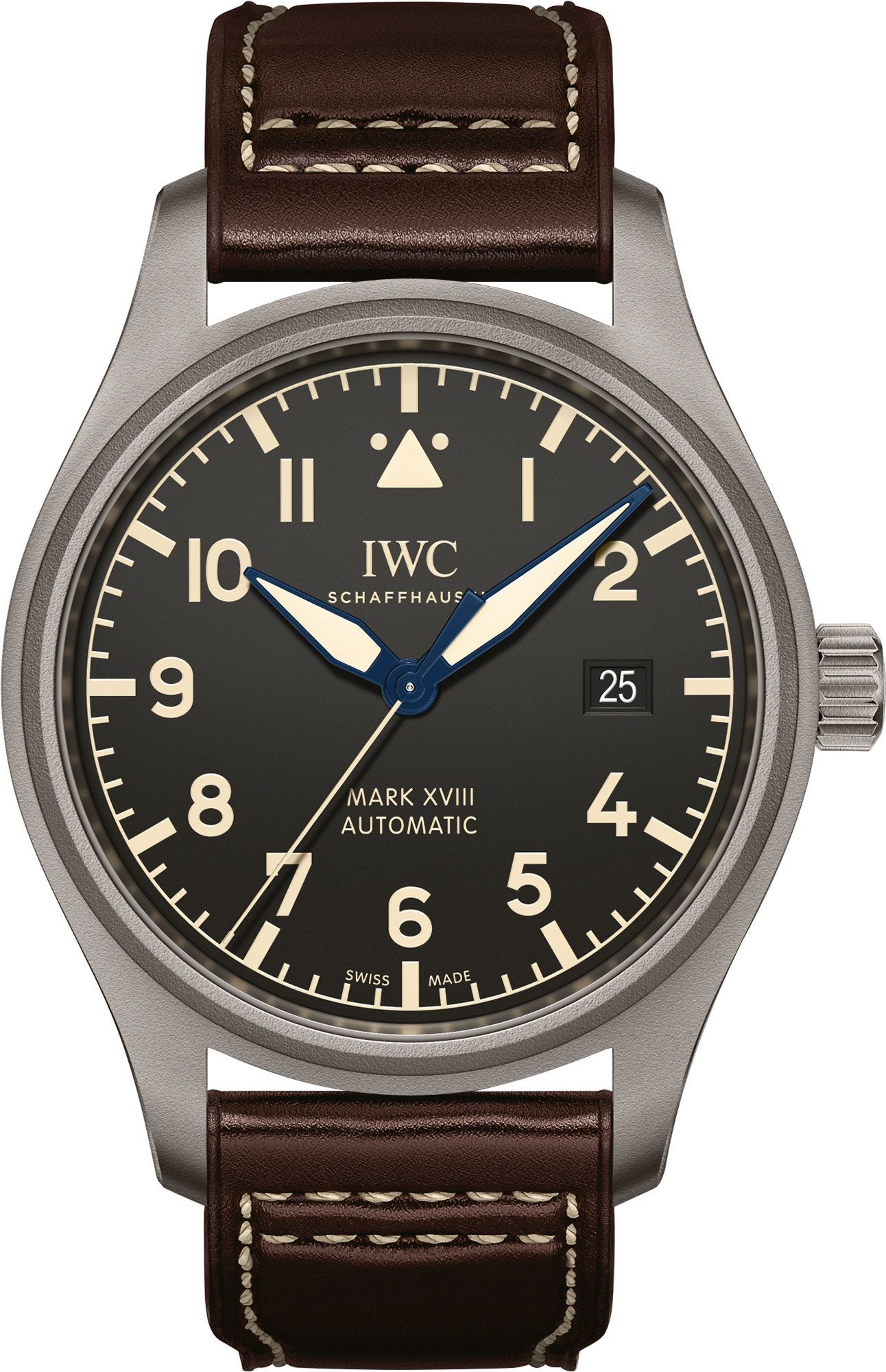 IWC Pilots Mark XVIII Black Dial 40 mm Automatic Watch For Men - 1