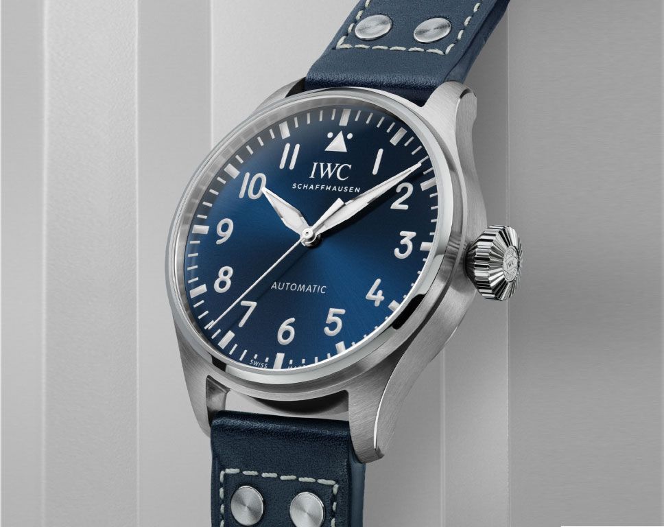 IWC Pilot’s Watches Classic Blue Dial 43 mm Automatic Watch For Men - 7