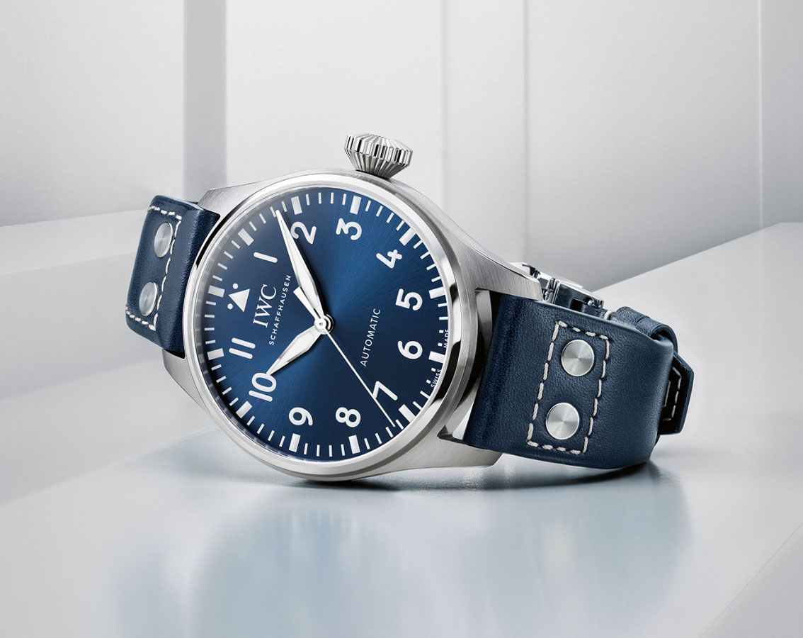 IWC Pilot’s Watches Classic Blue Dial 43 mm Automatic Watch For Men - 8