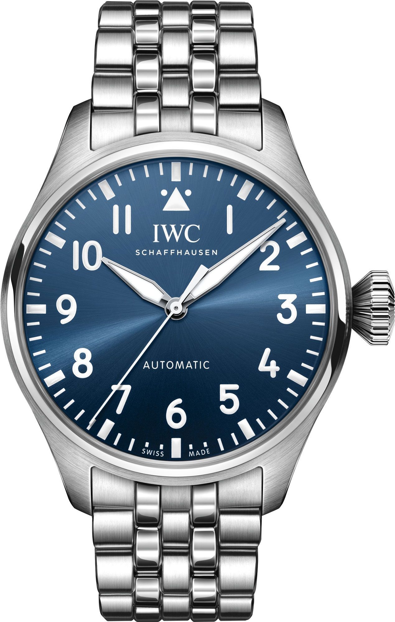 IWC Classic 43 mm Watch in Blue Dial For Men - 1