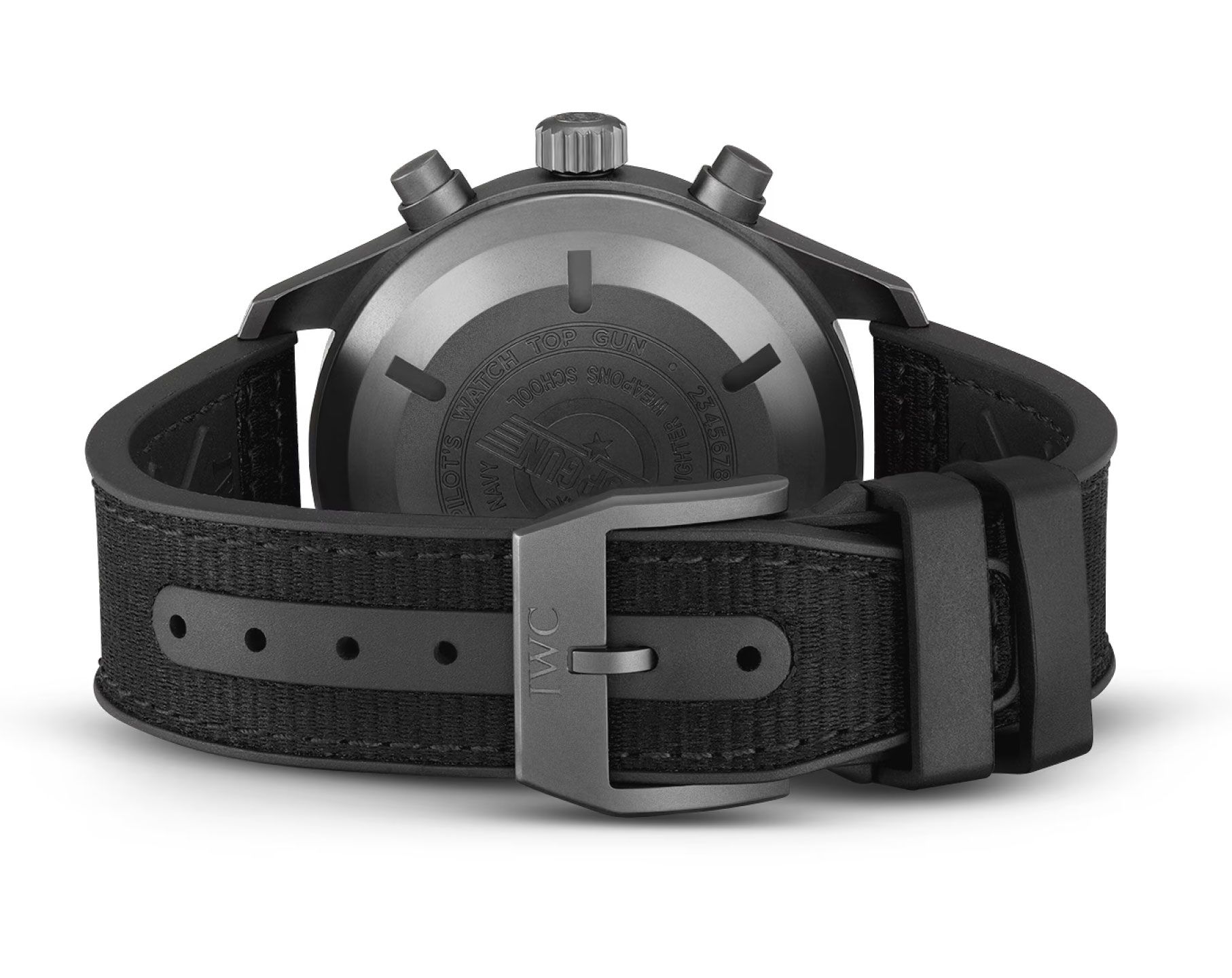 IWC Pilot’s Watches  Black Dial 44 mm Automatic Watch For Men - 10