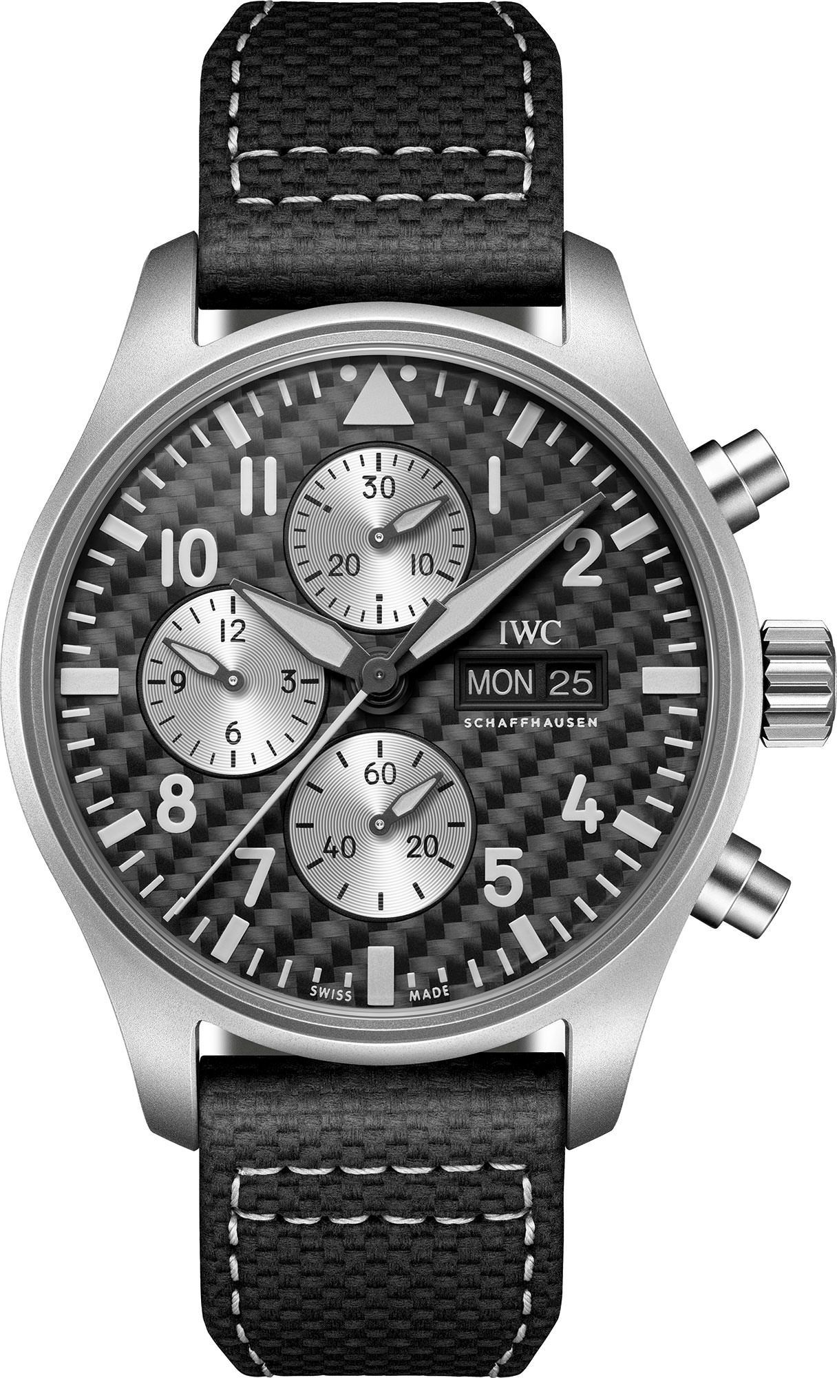 IWC Pilots  Carbon Dial 43 mm Automatic Watch For Men - 1