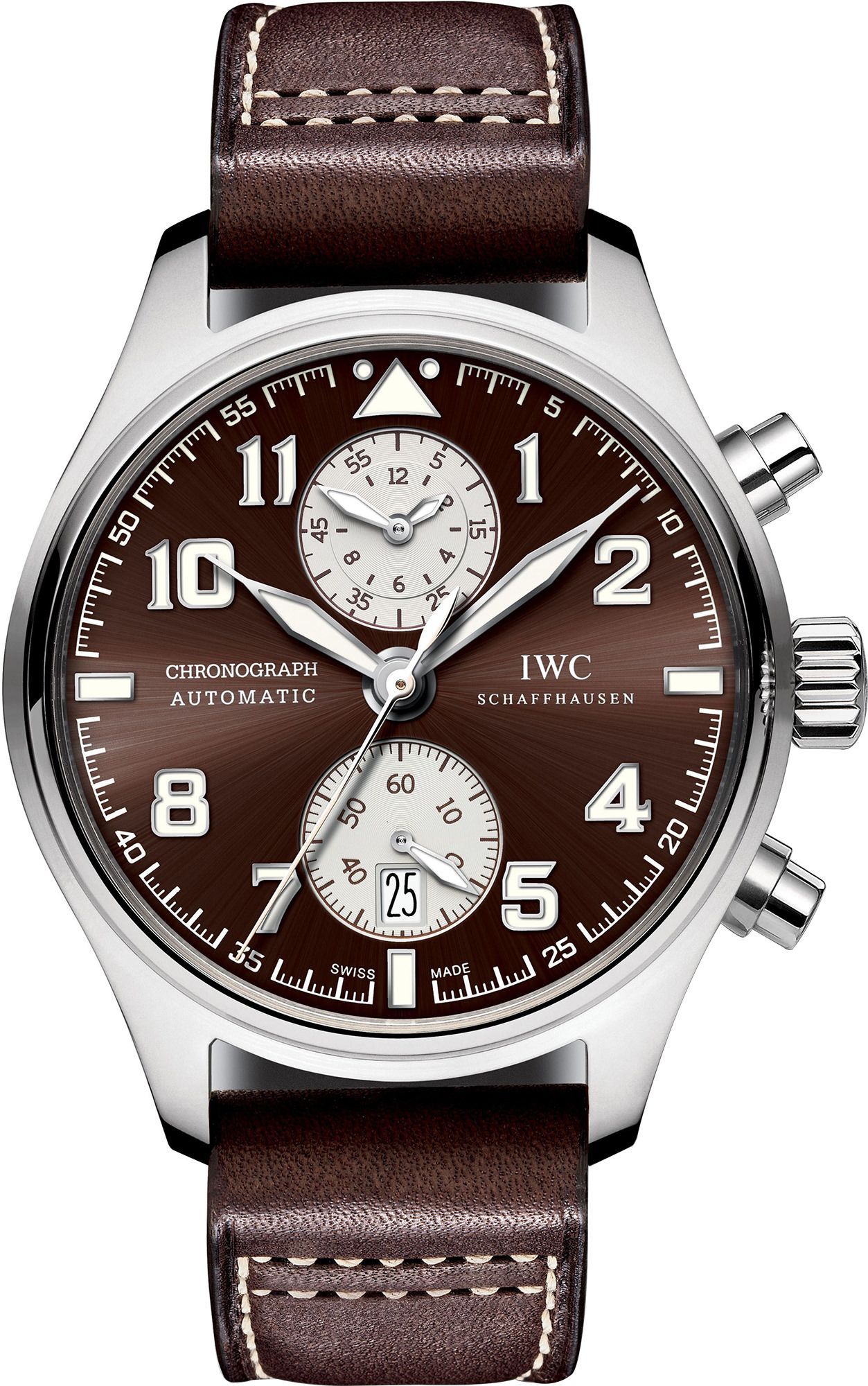 IWC Pilots Supermarine Chrono Brown Dial 43 mm Automatic Watch For Men - 1