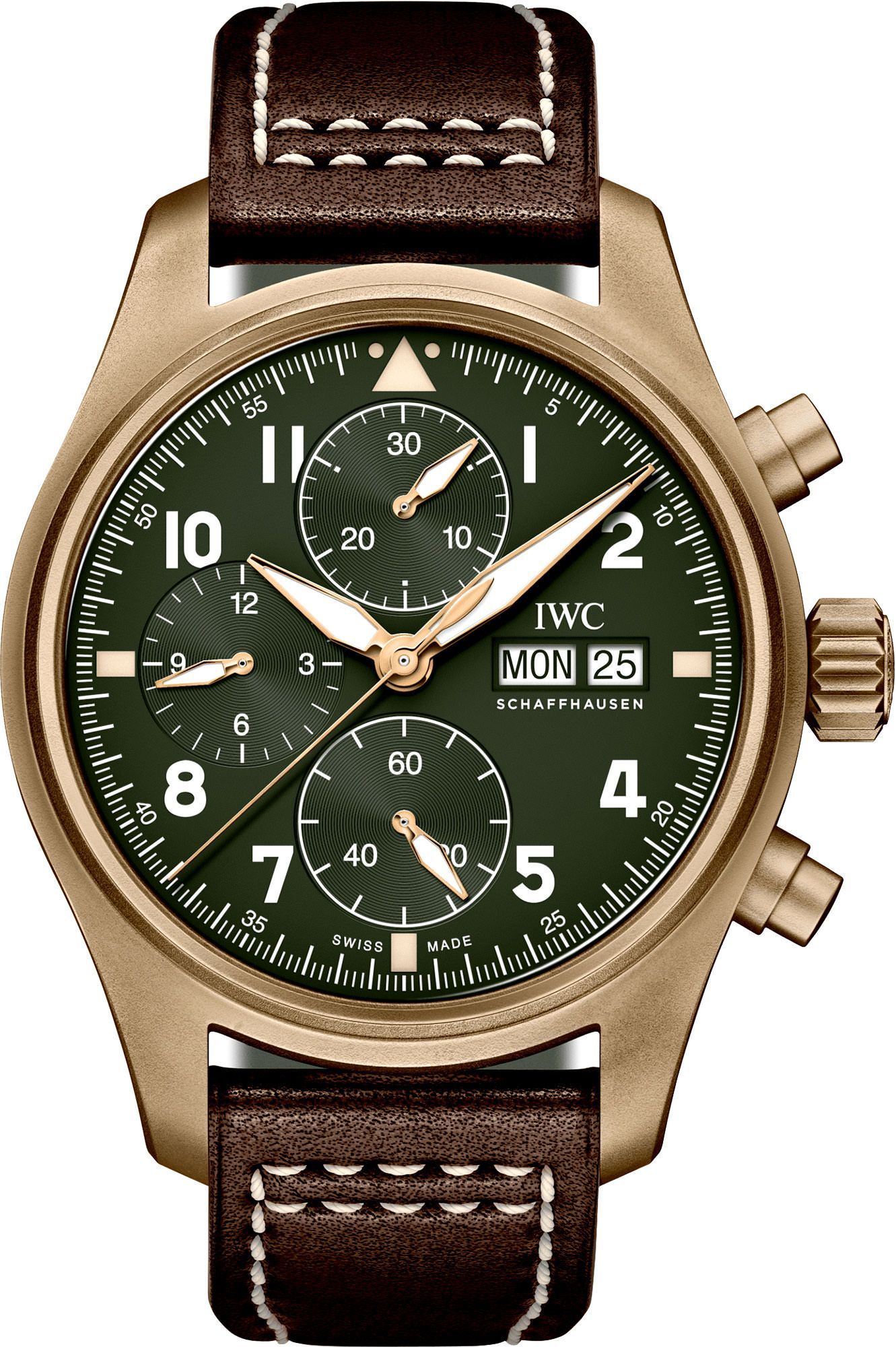 IWC Classic 41 mm Watch in Green Dial For Men - 1