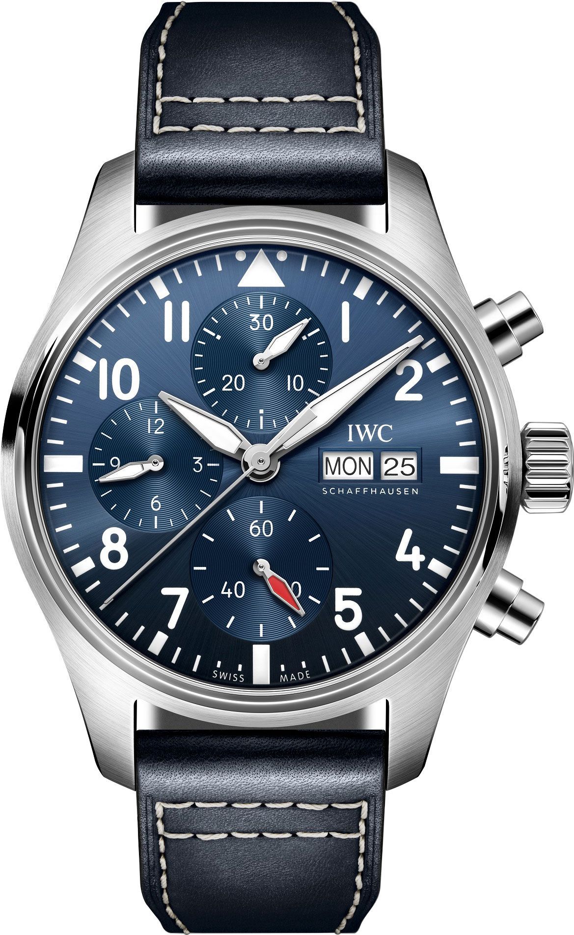 IWC Classic 41 mm Watch in Blue Dial For Men - 1