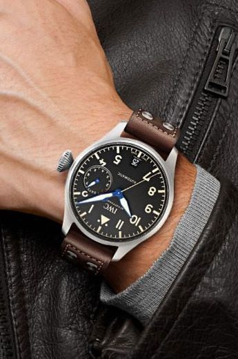 IWC Pilot’s Watches  Black Dial 46.2 mm Automatic Watch For Men - 2