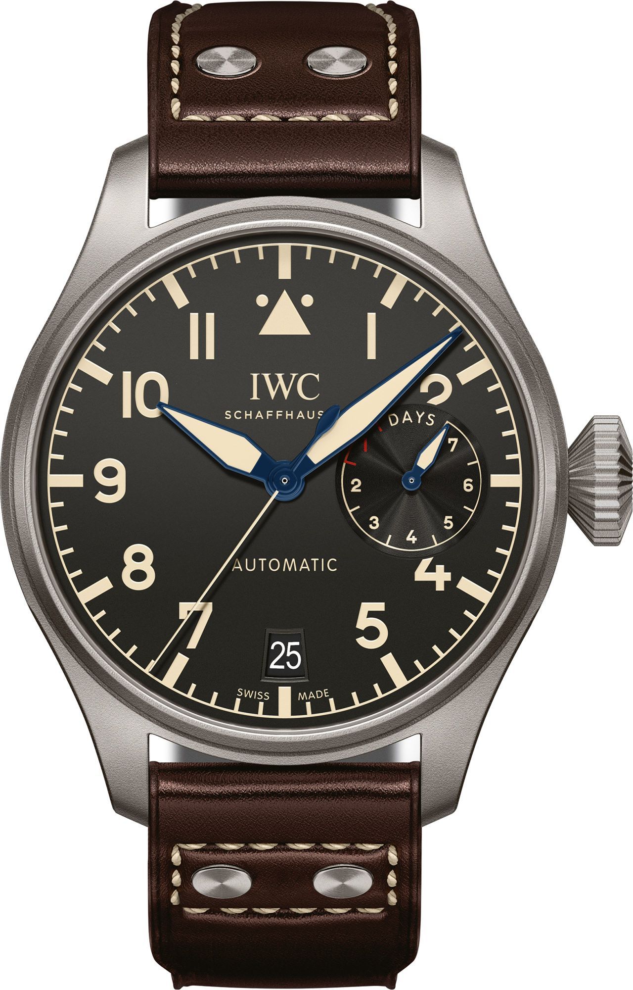 IWC Pilot’s Watches Classic Black Dial 46.2 mm Automatic Watch For Men - 1