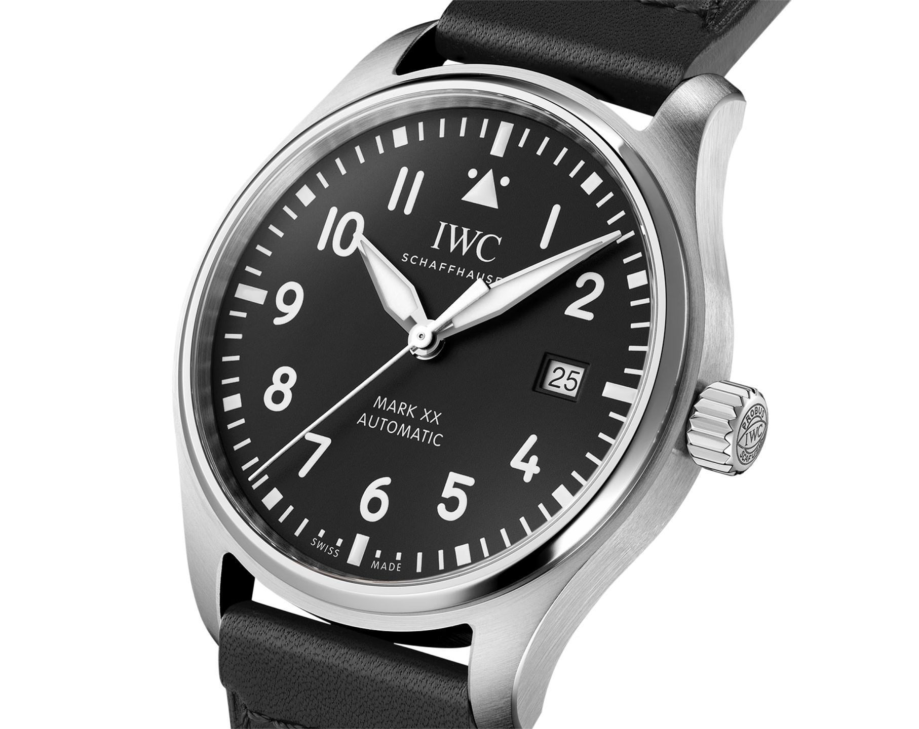 IWC Pilot’s Watches Classic Black Dial 40 mm Automatic Watch For Men - 3