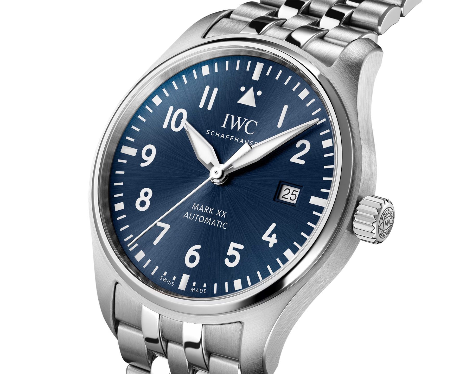 IWC Pilot’s Watches Classic Blue Dial 40 mm Automatic Watch For Men - 3