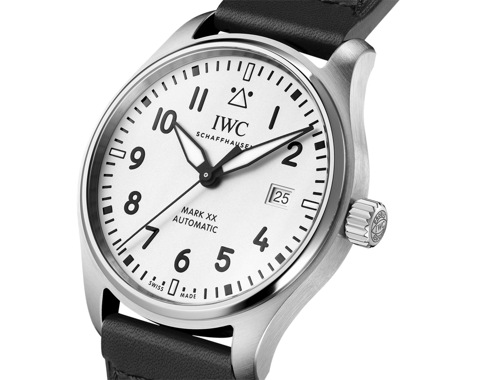 IWC Pilot’s Watches Classic White Dial 40 mm Automatic Watch For Men - 2