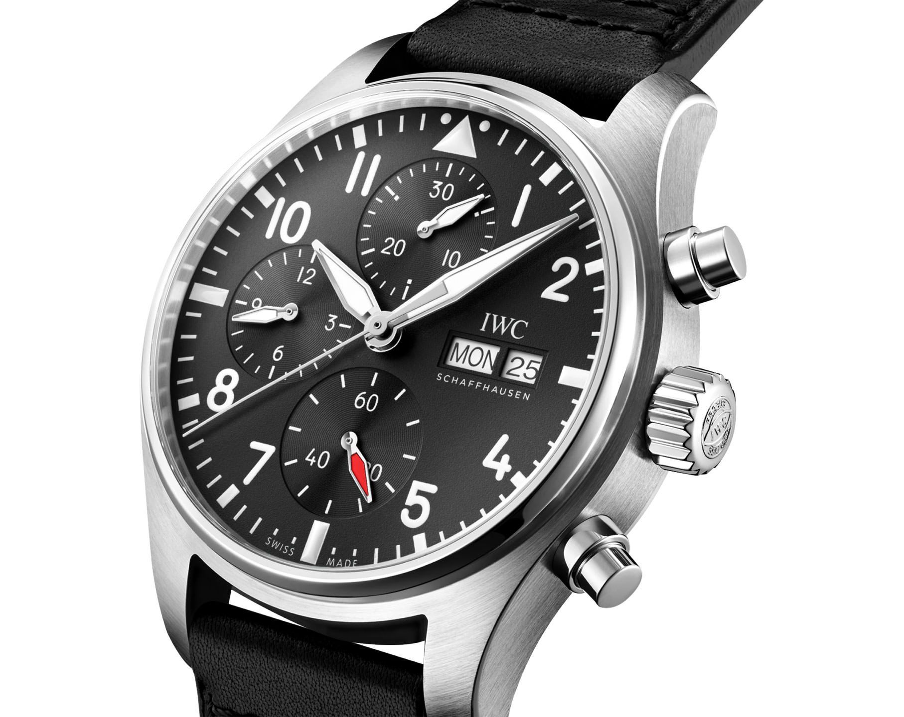 IWC Pilot’s Watches Classic Black Dial 41 mm Automatic Watch For Men - 2
