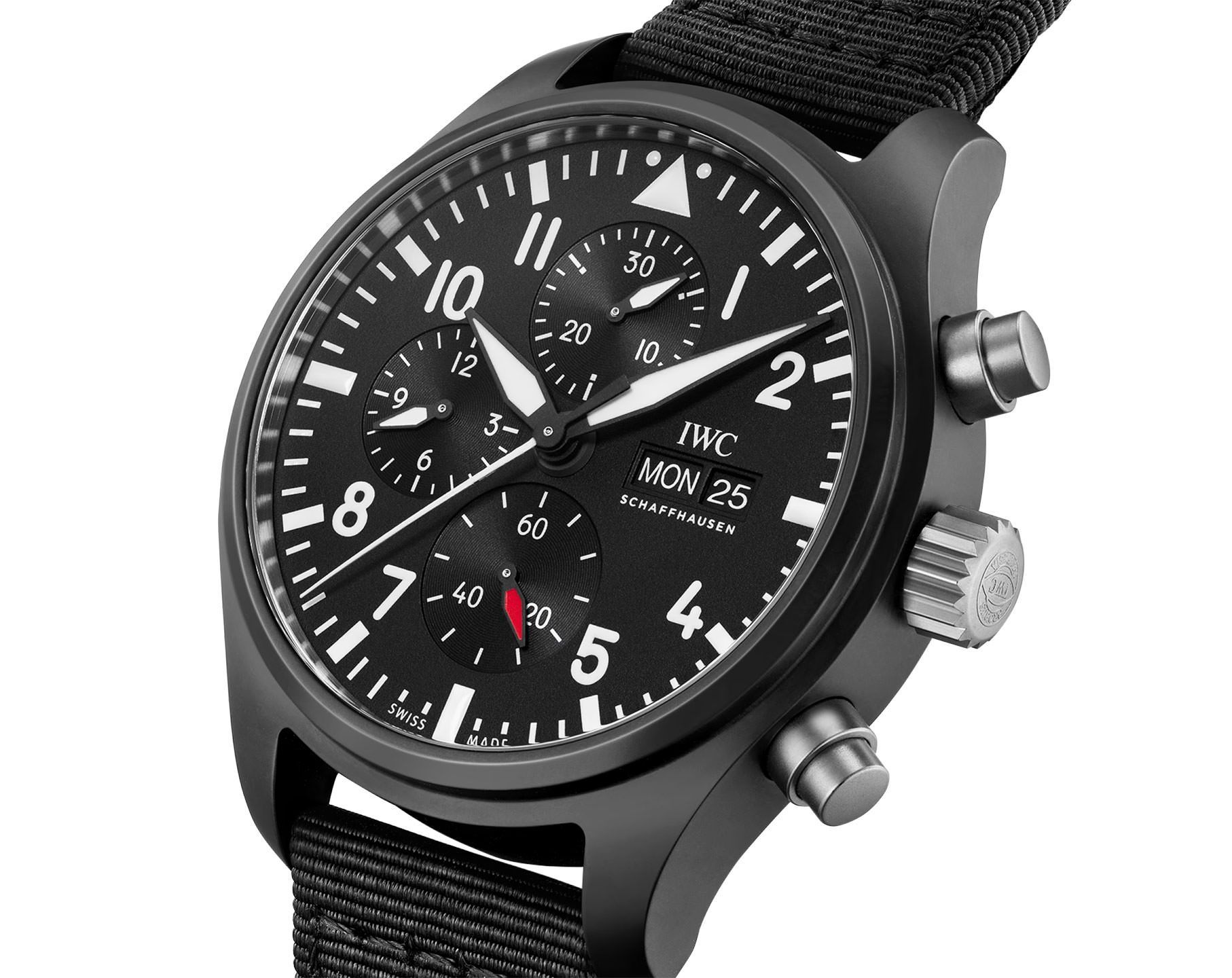 IWC Performance Materials 44.5 mm Watch in Black Dial For Men - 4