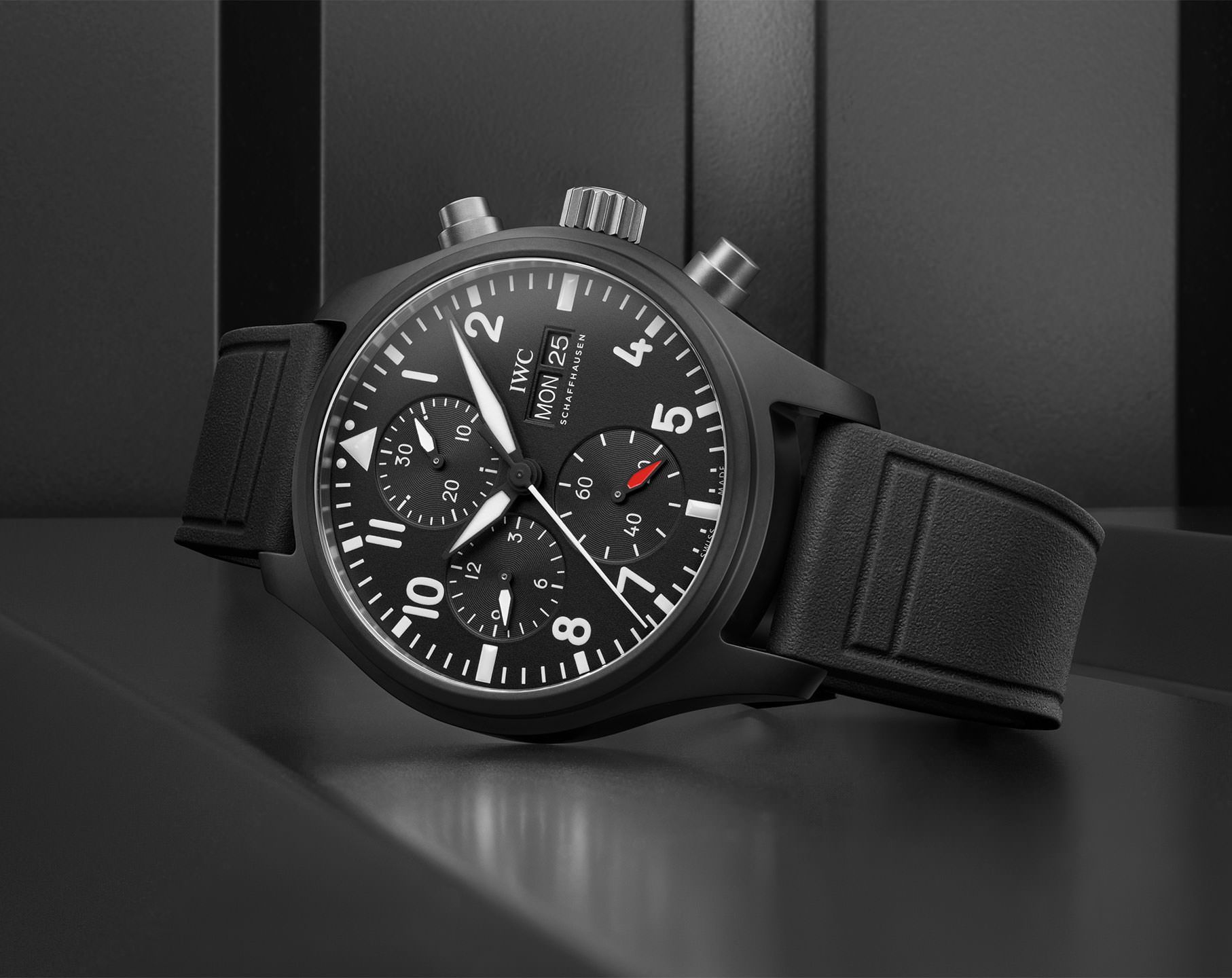 IWC Performance Materials 41.9 mm Watch in Black Dial