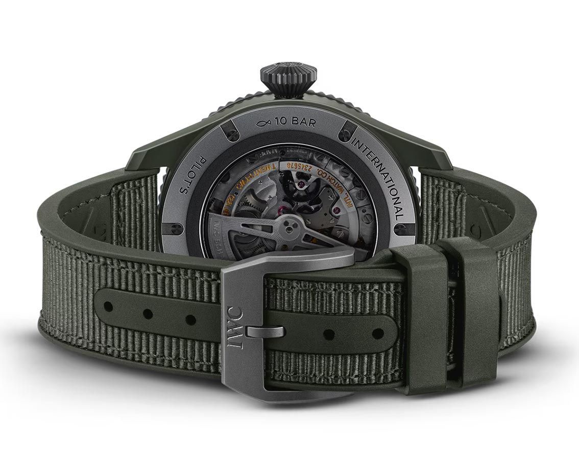 IWC Pilot’s Watches  Green Dial 46 mm Automatic Watch For Men - 11