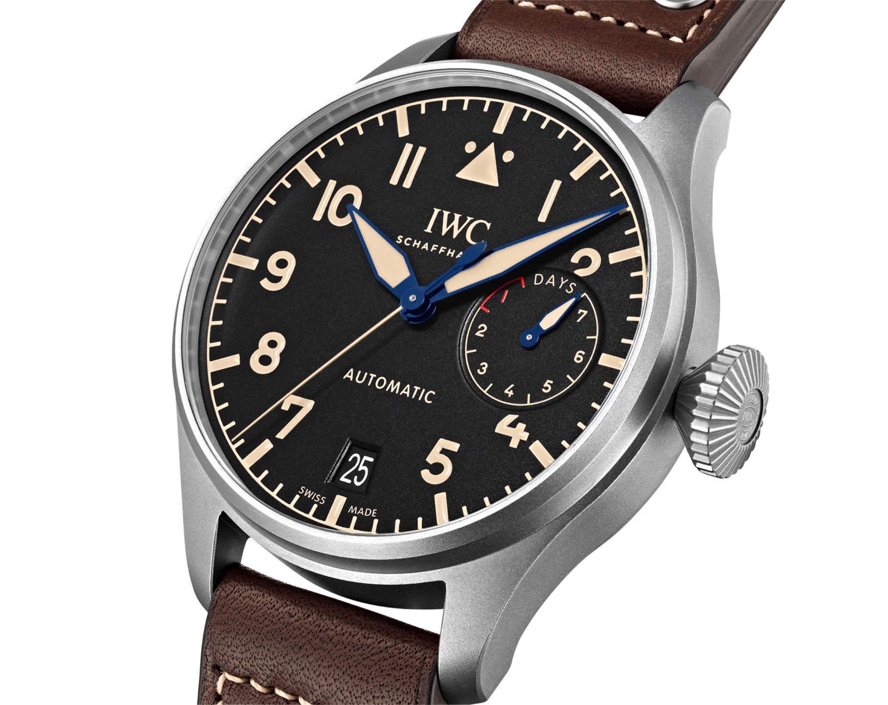 IWC Pilot’s Watches Classic Black Dial 46.2 mm Automatic Watch For Men - 5