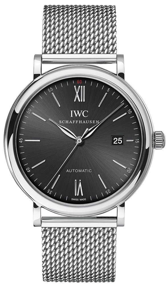 IWC Portofino  Black Dial 40 mm Automatic Watch For Men - 1