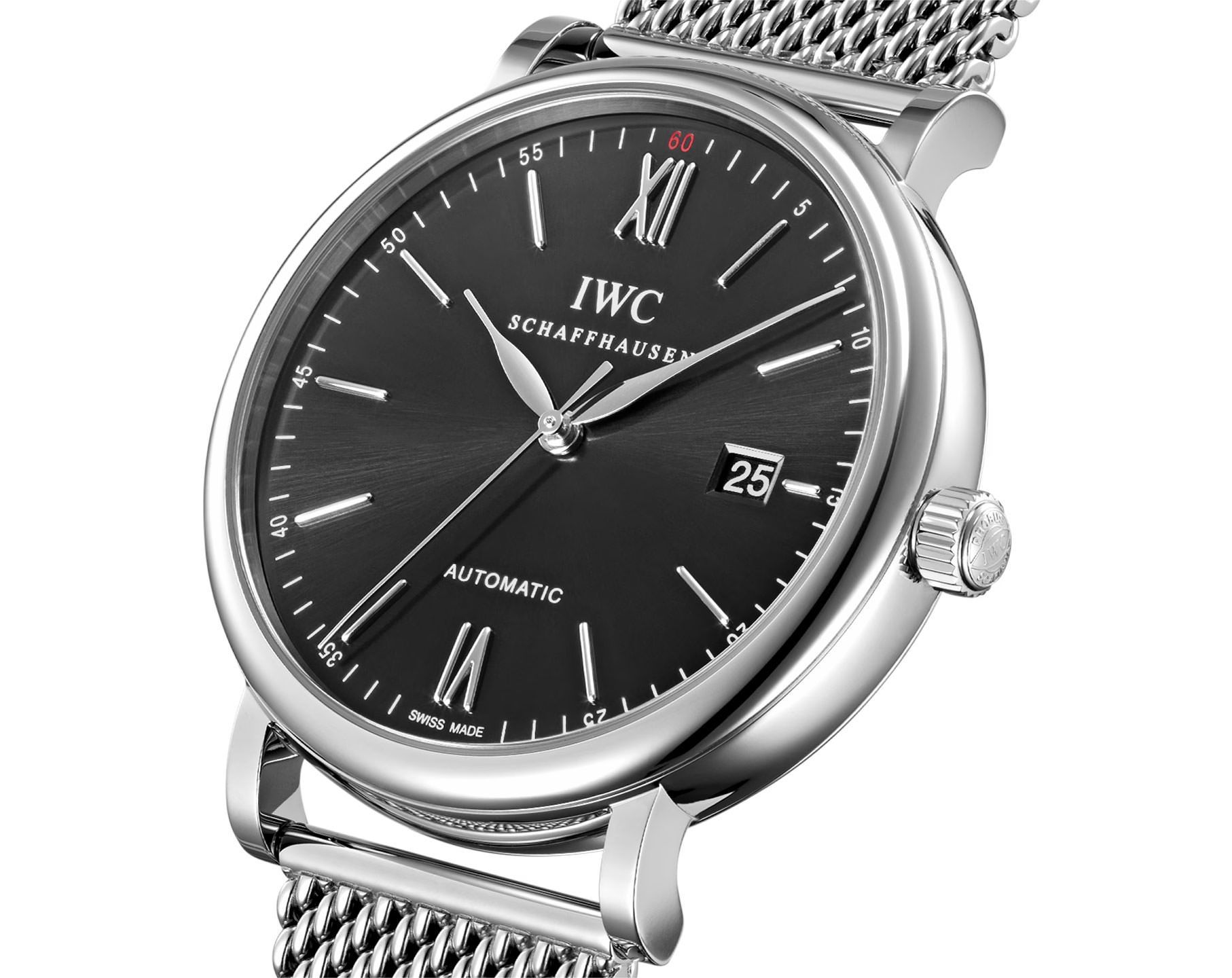 IWC Portofino  Black Dial 40 mm Automatic Watch For Men - 5