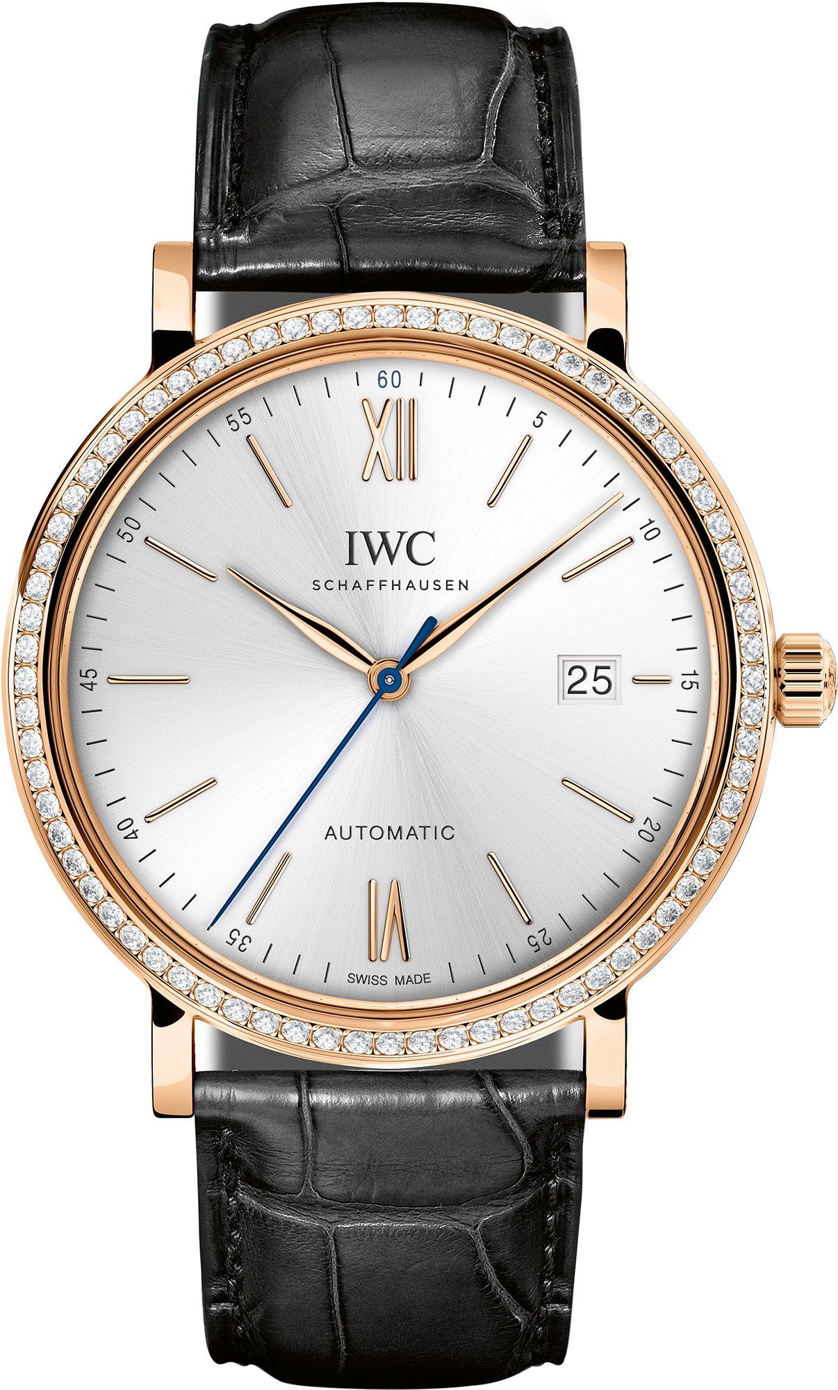 IWC Portofino Runabout Automatic Silver Dial 40 mm Automatic Watch For Men - 1