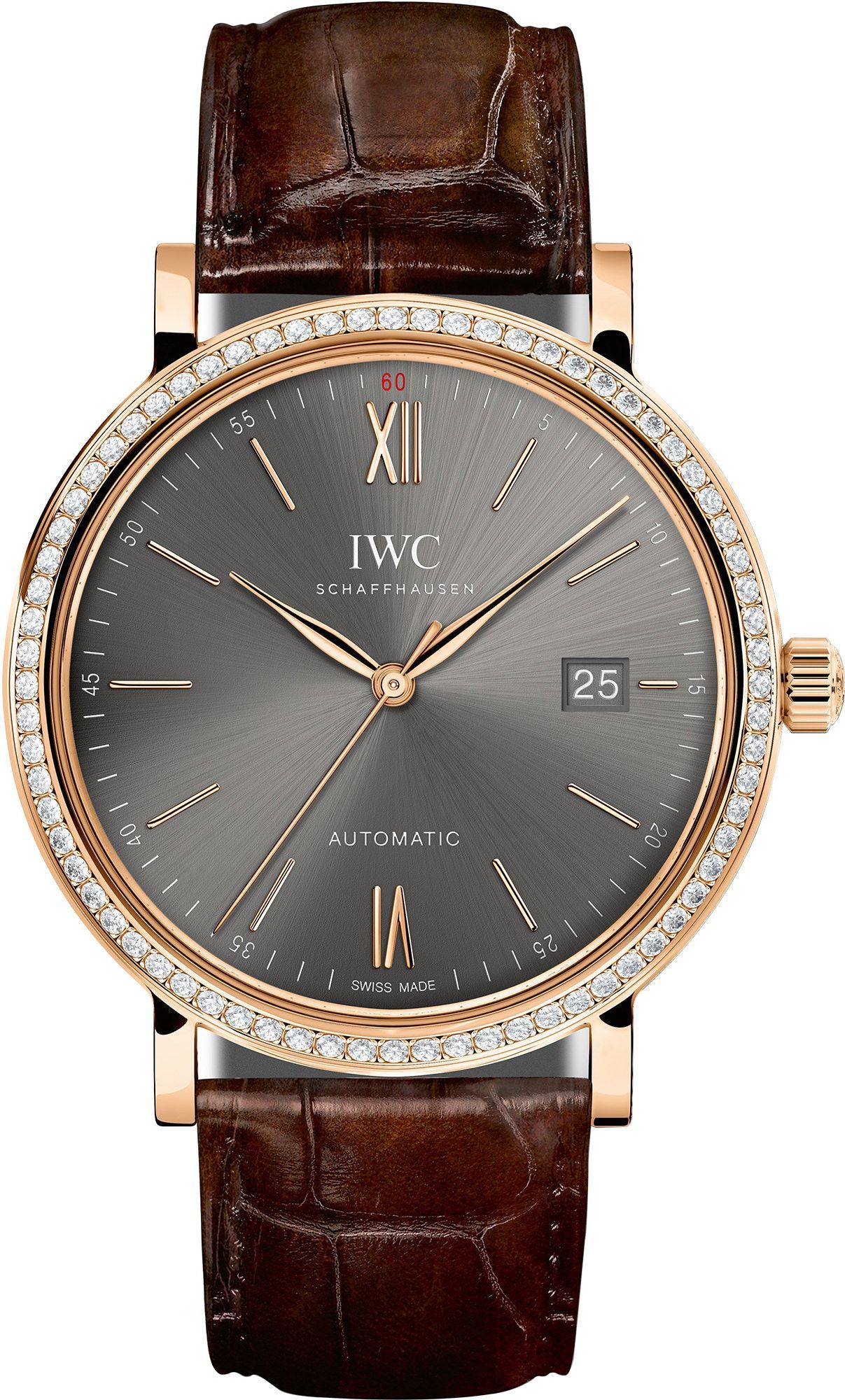 IWC Portofino Runabout Automatic Grey Dial 40 mm Automatic Watch For Men - 1
