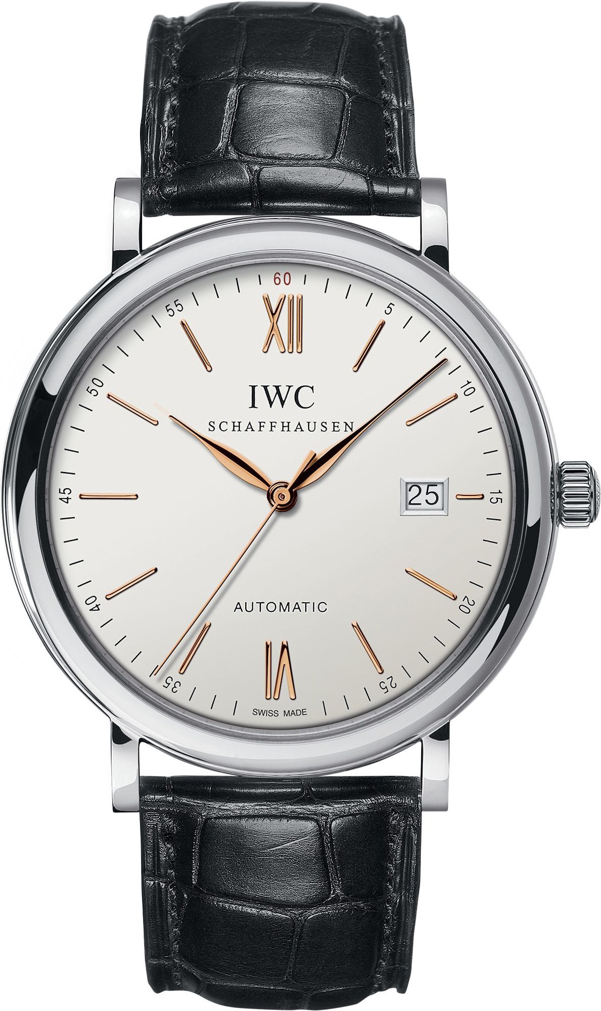 IWC Portofino  Silver Dial 40 mm Automatic Watch For Men - 1