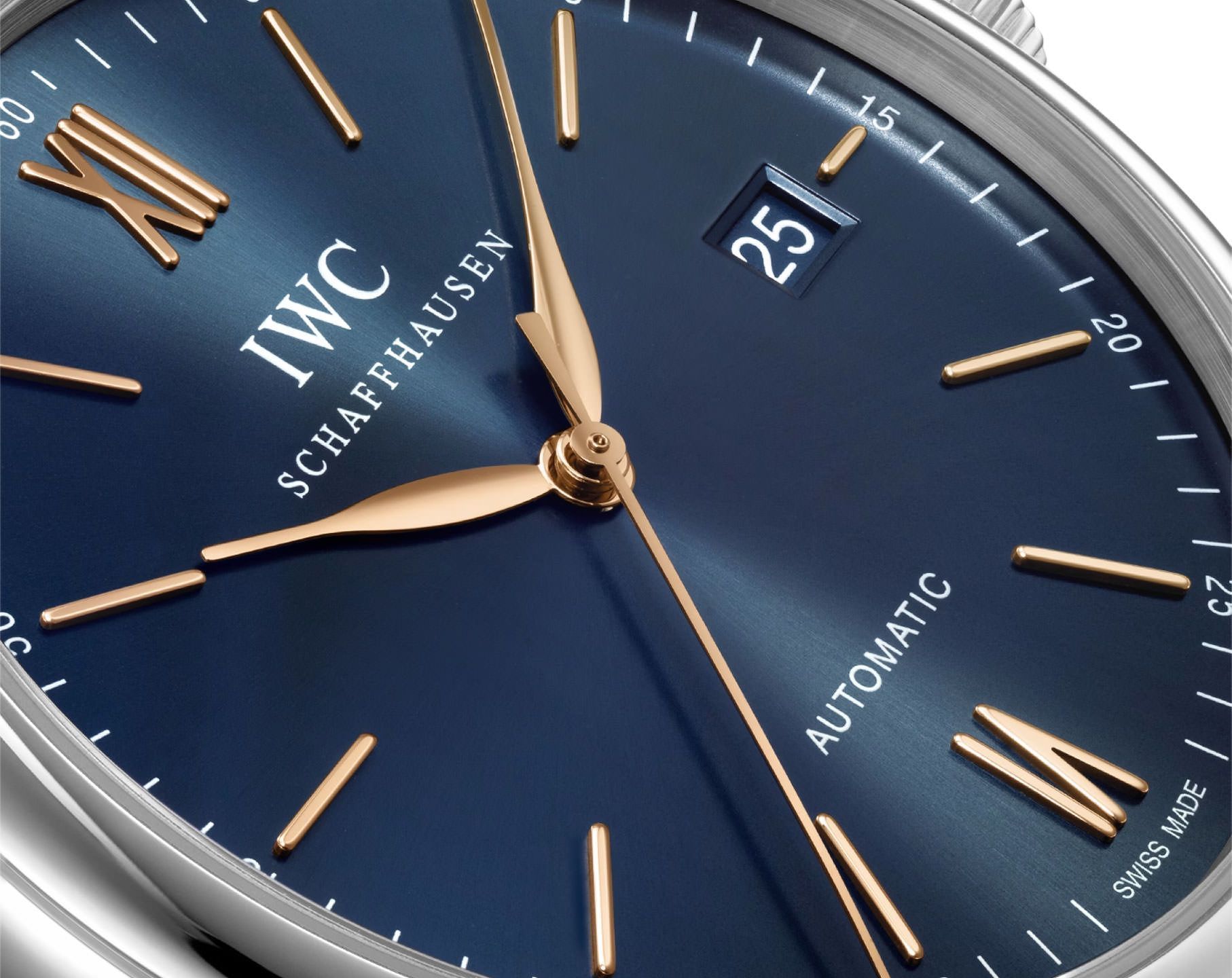 IWC  40 mm Watch in Blue Dial For Unisex - 6