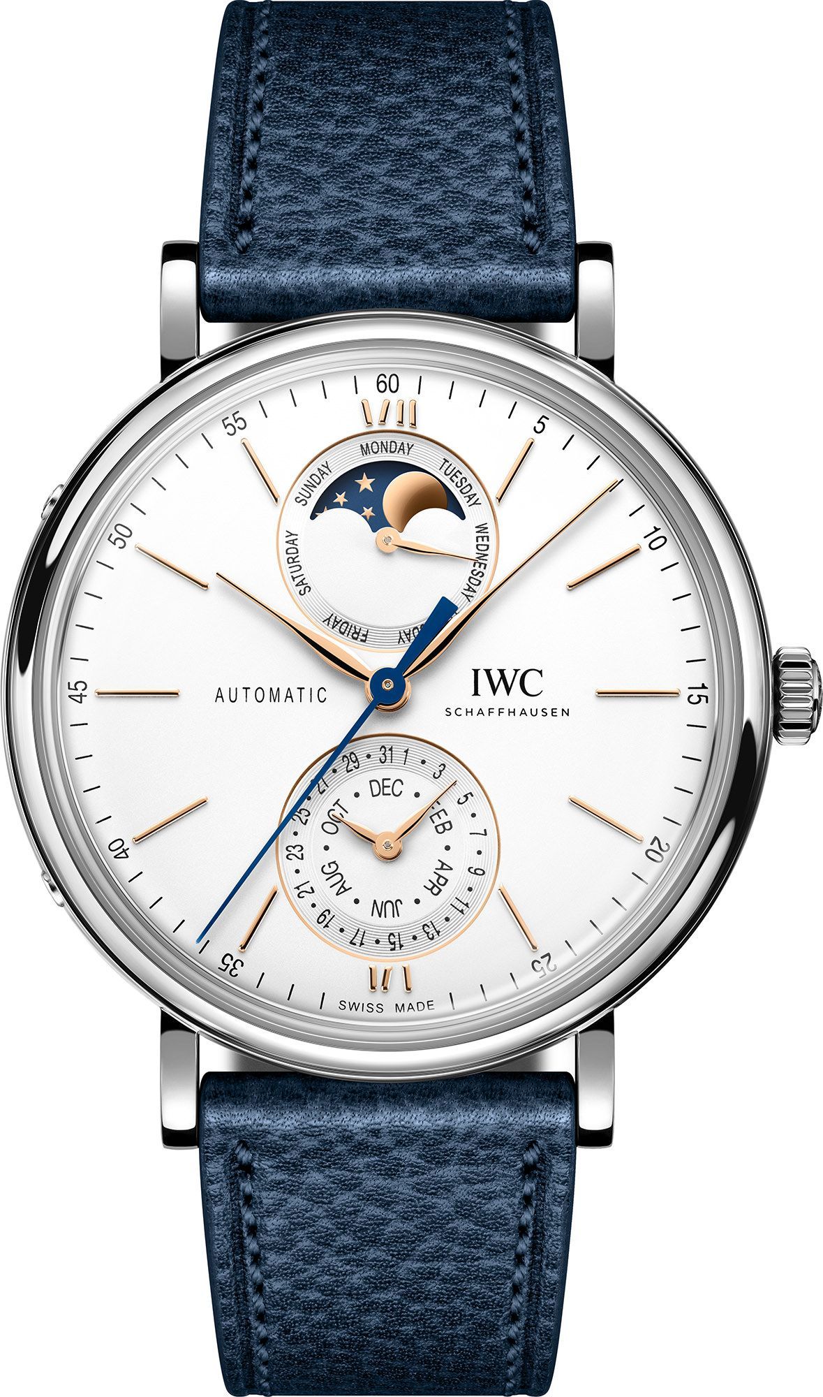 IWC Portofino  White Dial 41 mm Automatic Watch For Men - 1