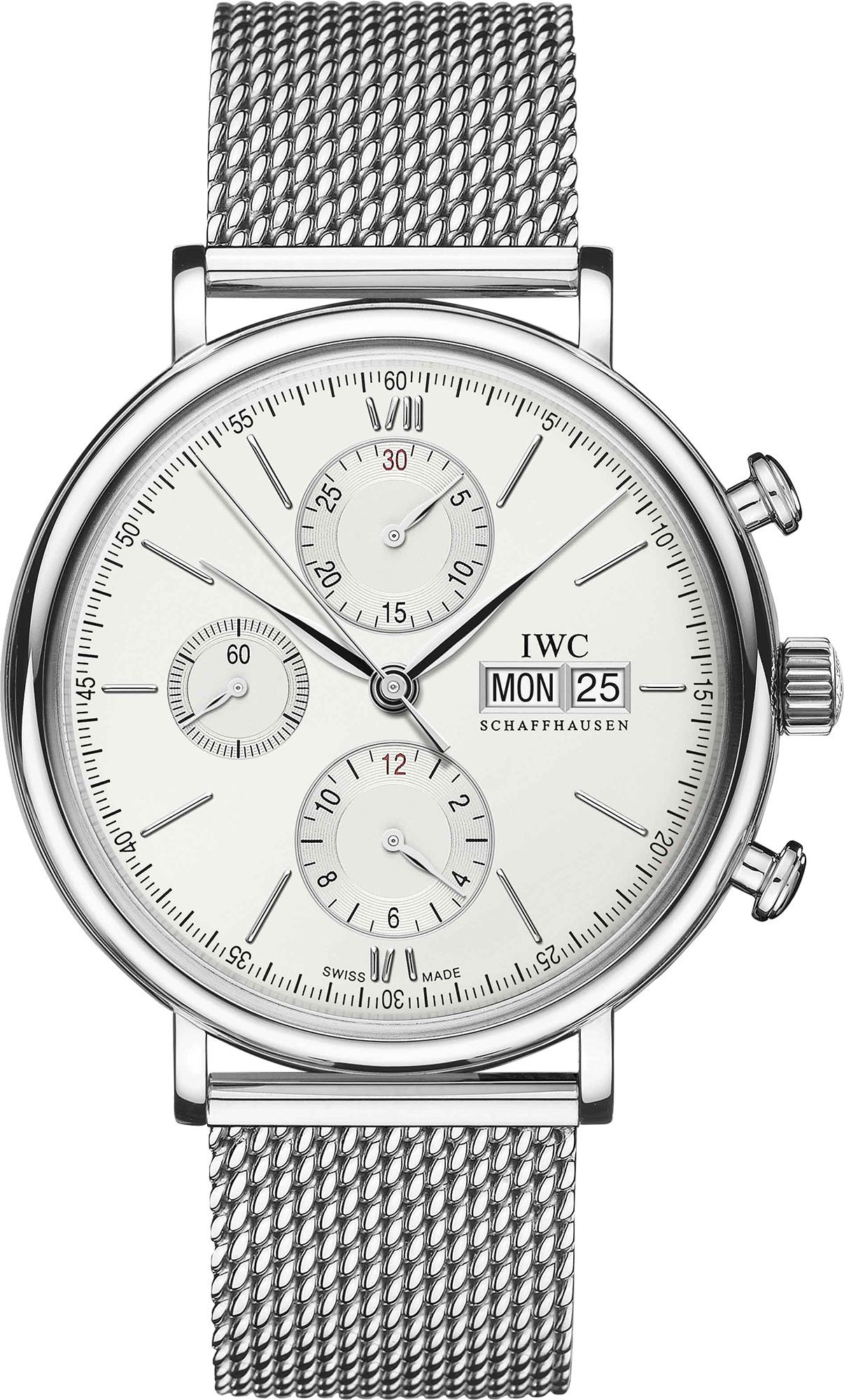 IWC Runabout Automatic 42 mm Watch in White Dial For Men - 1