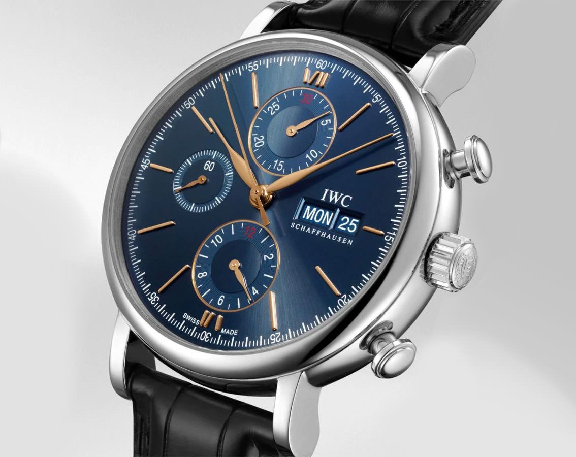 IWC Portofino  Blue Dial 42 mm Automatic Watch For Men - 3