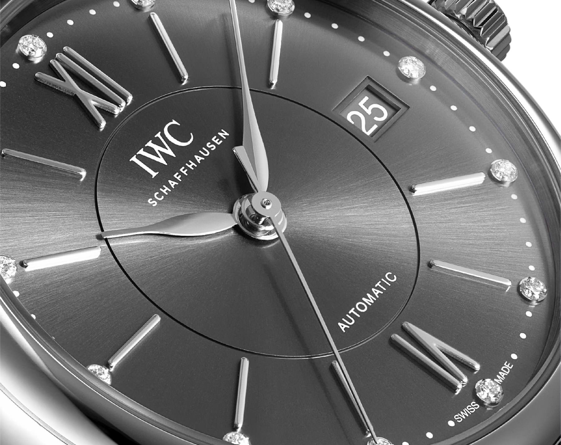 IWC Portofino  Grey Dial 37 mm Automatic Watch For Women - 5