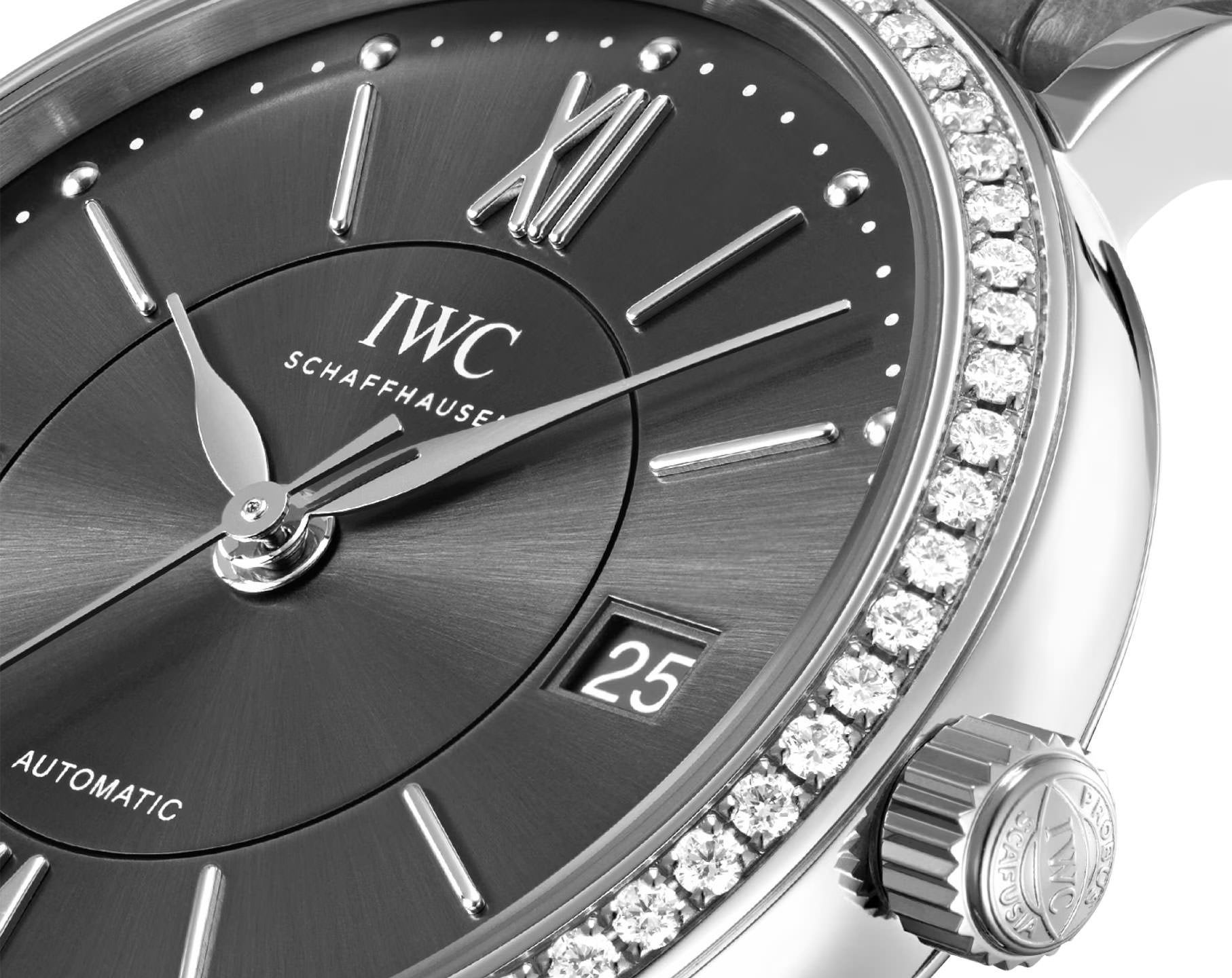 IWC Portofino  Grey Dial 37 mm Automatic Watch For Women - 8