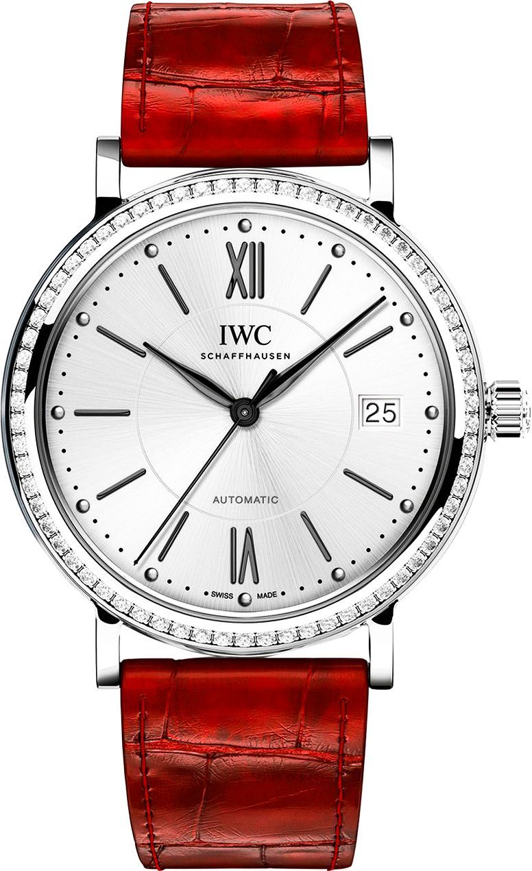 IWC Portofino  Silver Dial 37 mm Automatic Watch For Women - 1
