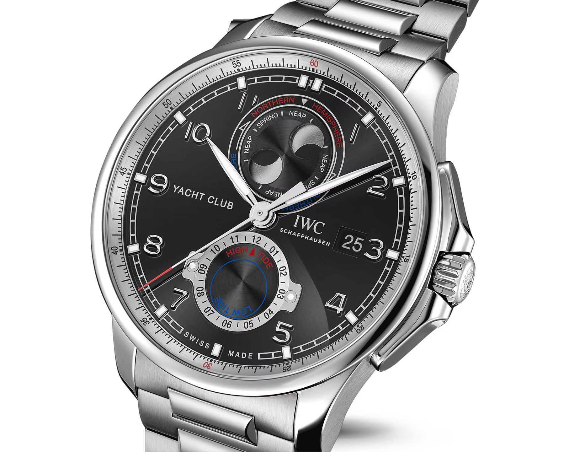 IWC Portugieser  Black Dial 44.6 mm Automatic Watch For Men - 4