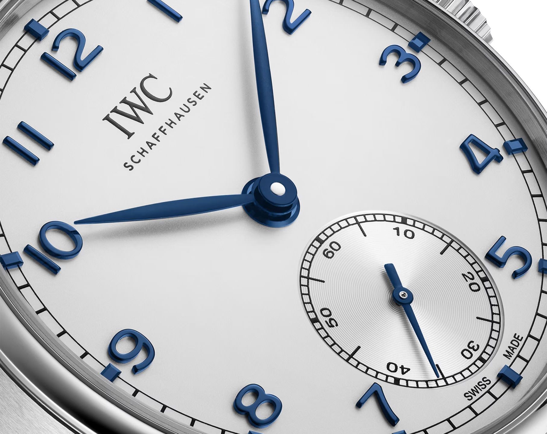 IWC  40.4 mm Watch in Silver Dial For Men - 7