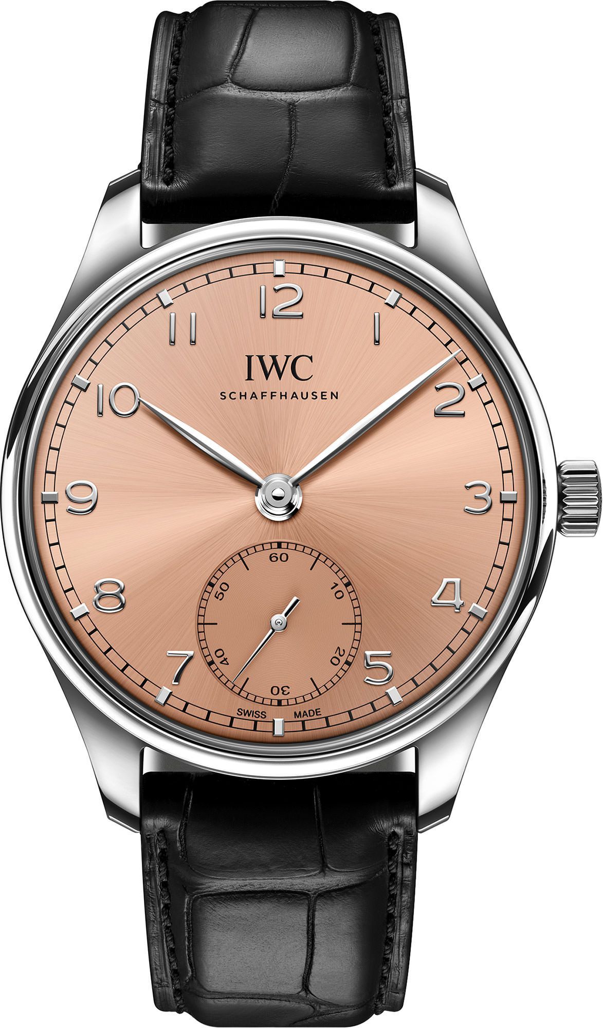 IWC Portugieser  Salmon Dial 40.4 mm Automatic Watch For Men - 1