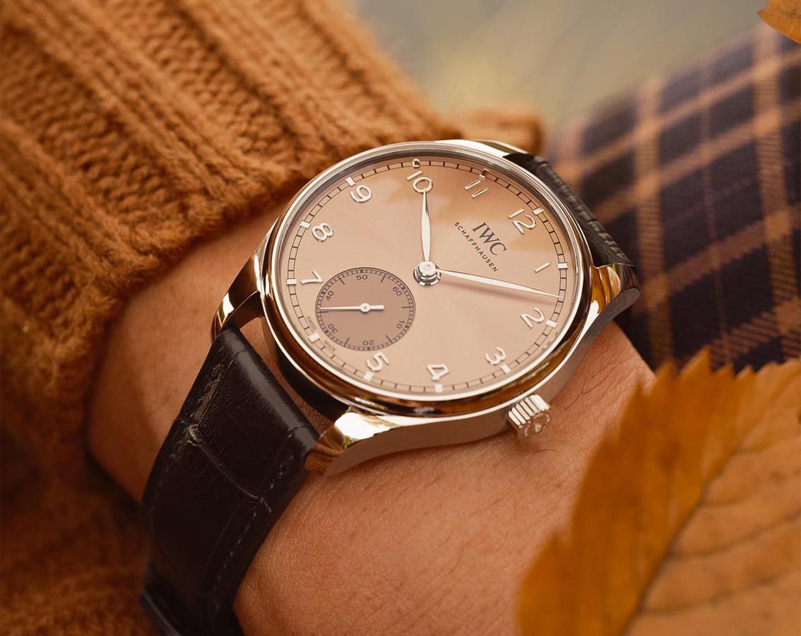 IWC Portugieser  Salmon Dial 40.4 mm Automatic Watch For Men - 5