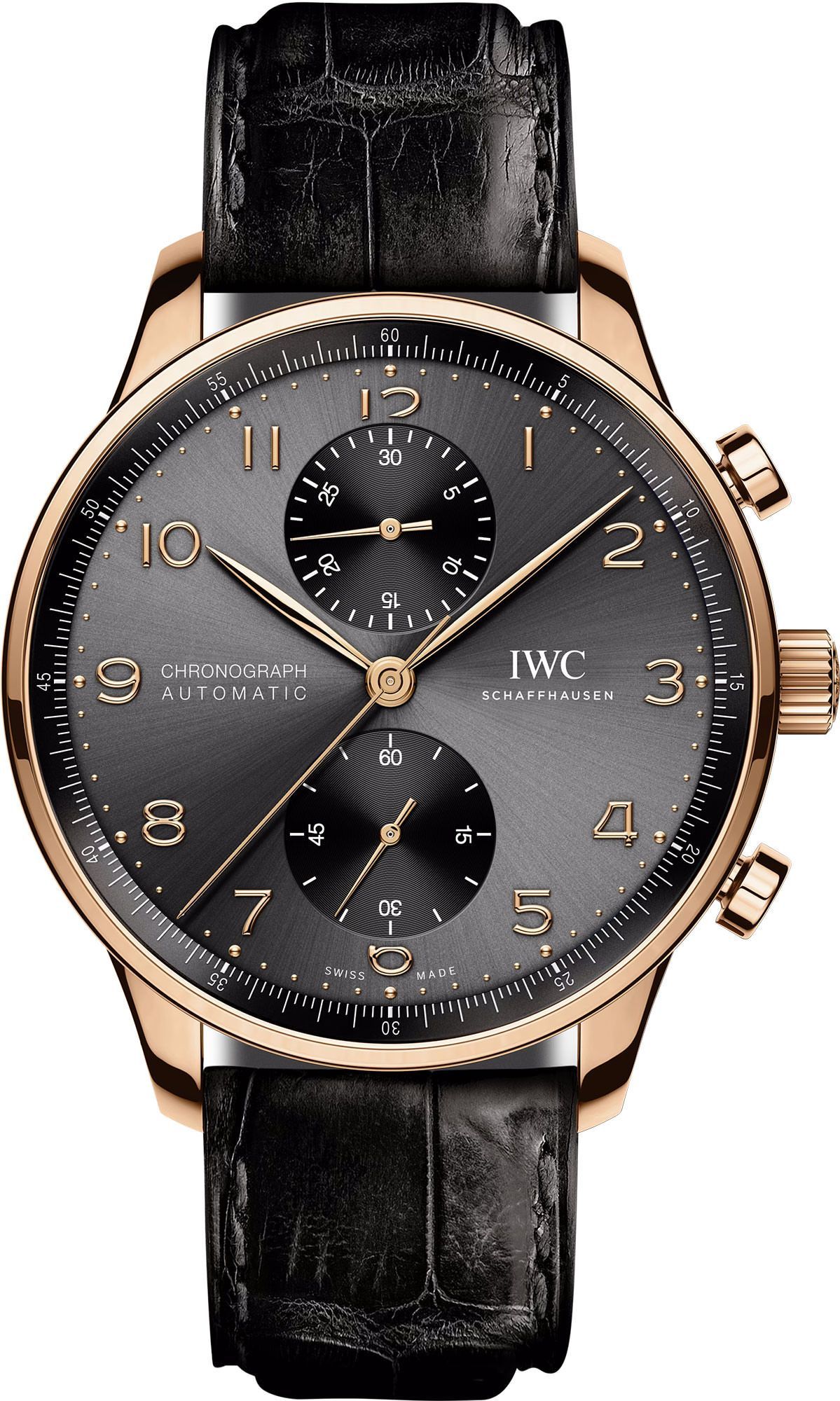 IWC Portugieser  Grey Dial 41 mm Automatic Watch For Men - 1