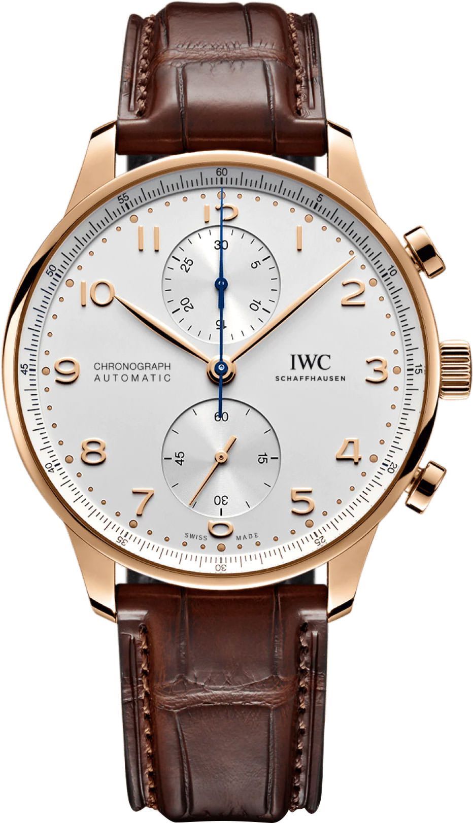 IWC Portugieser  Silver Dial 41 mm Automatic Watch For Men - 1