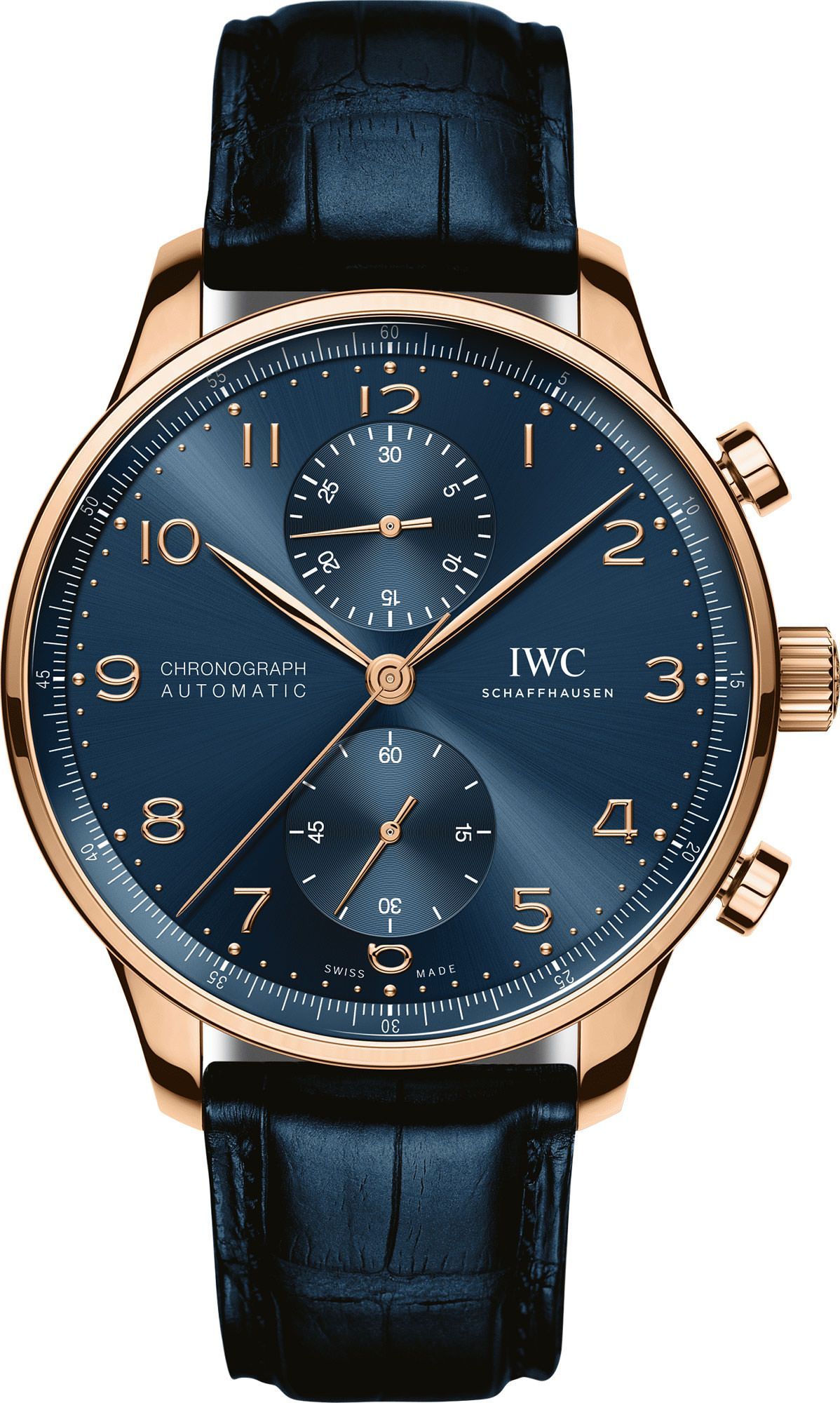 IWC Portugieser Chronograph Boutique Edition Blue Dial 41 mm Automatic Watch For Men - 1