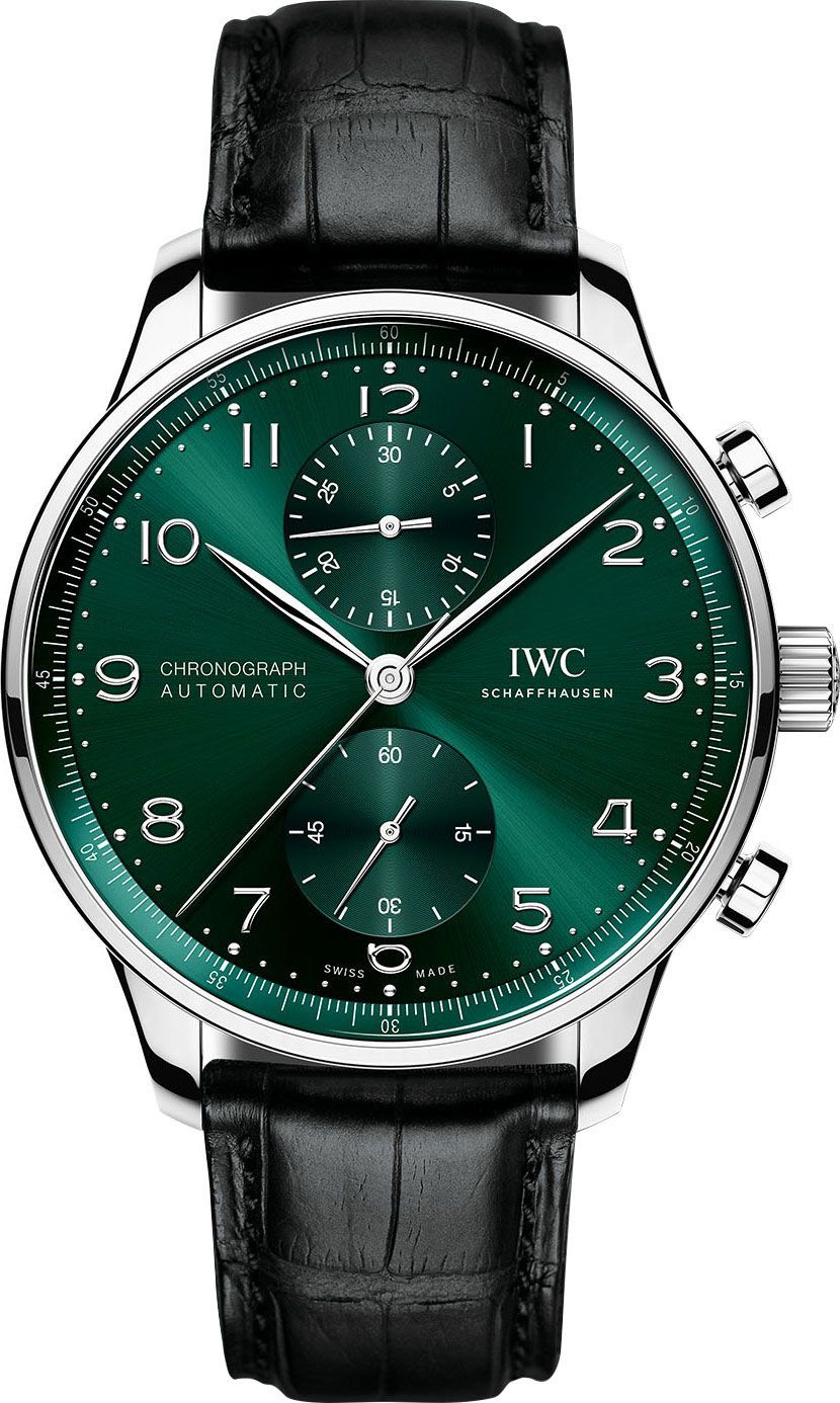IWC Portugieser  Green Dial 41 mm Automatic Watch For Men - 1
