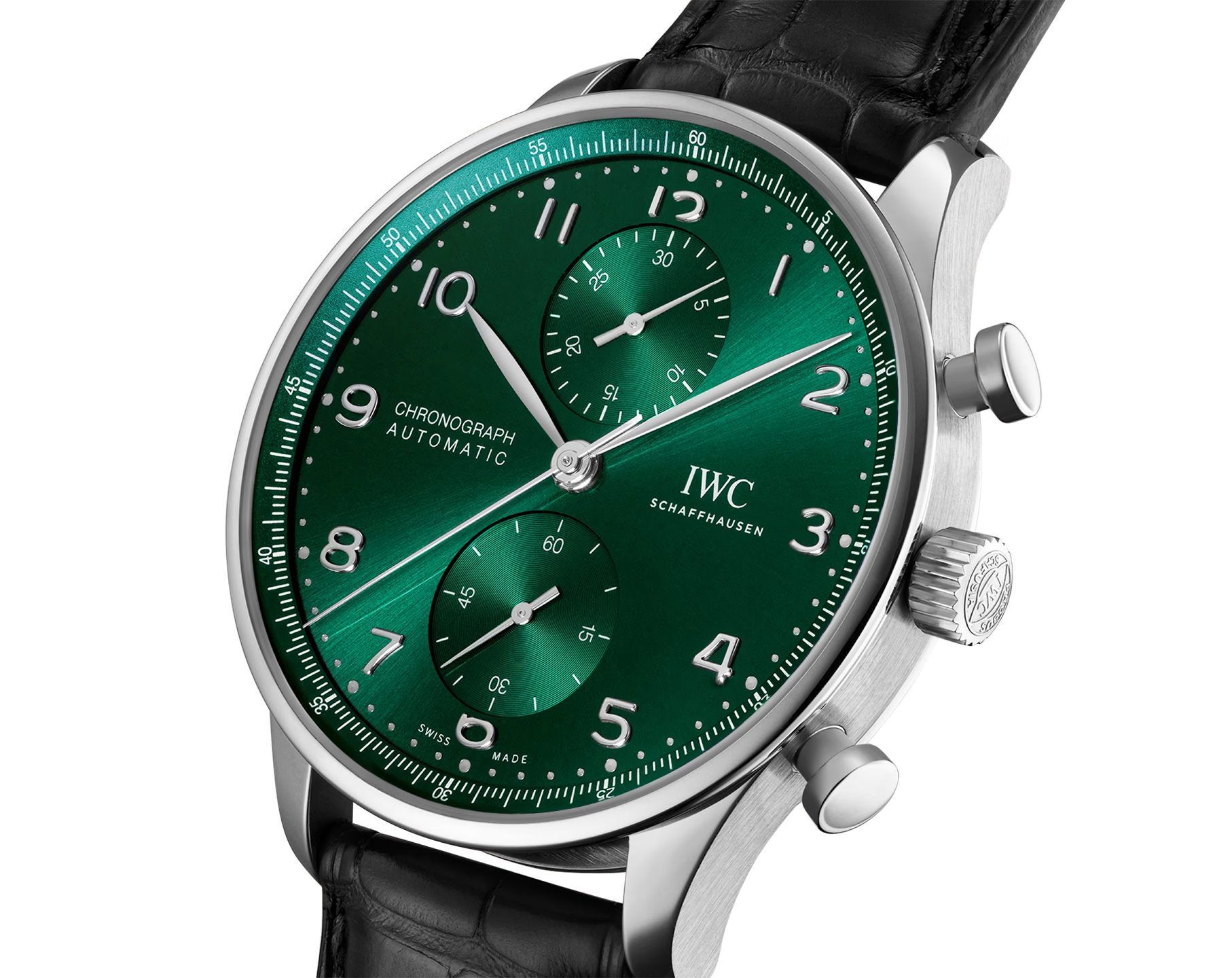 IWC Portugieser  Green Dial 41 mm Automatic Watch For Men - 3