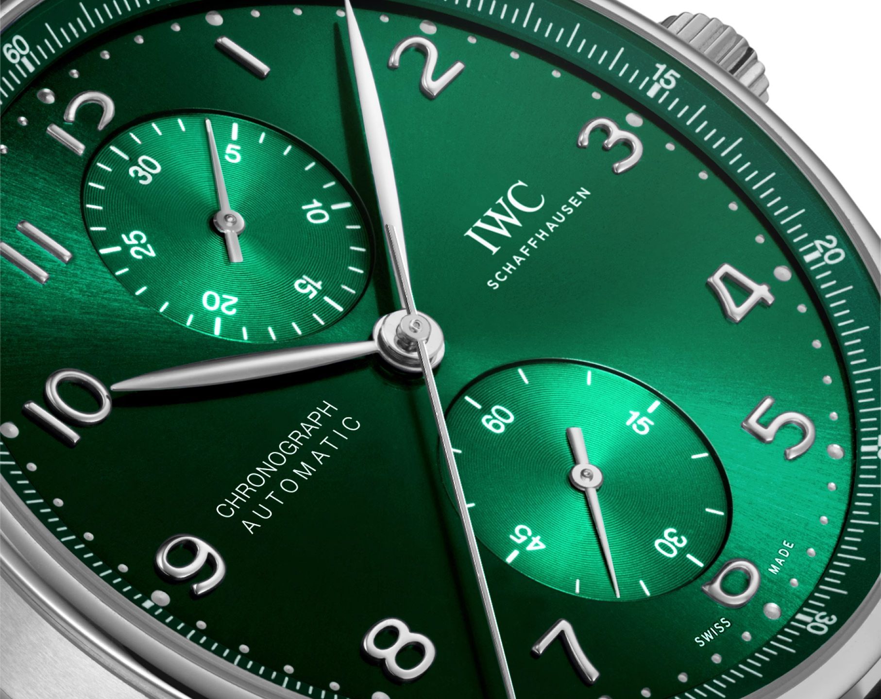 IWC Portugieser  Green Dial 41 mm Automatic Watch For Men - 4