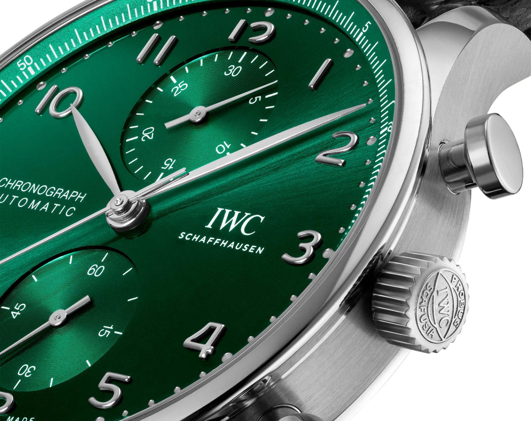 IWC Portugieser  Green Dial 41 mm Automatic Watch For Men - 5