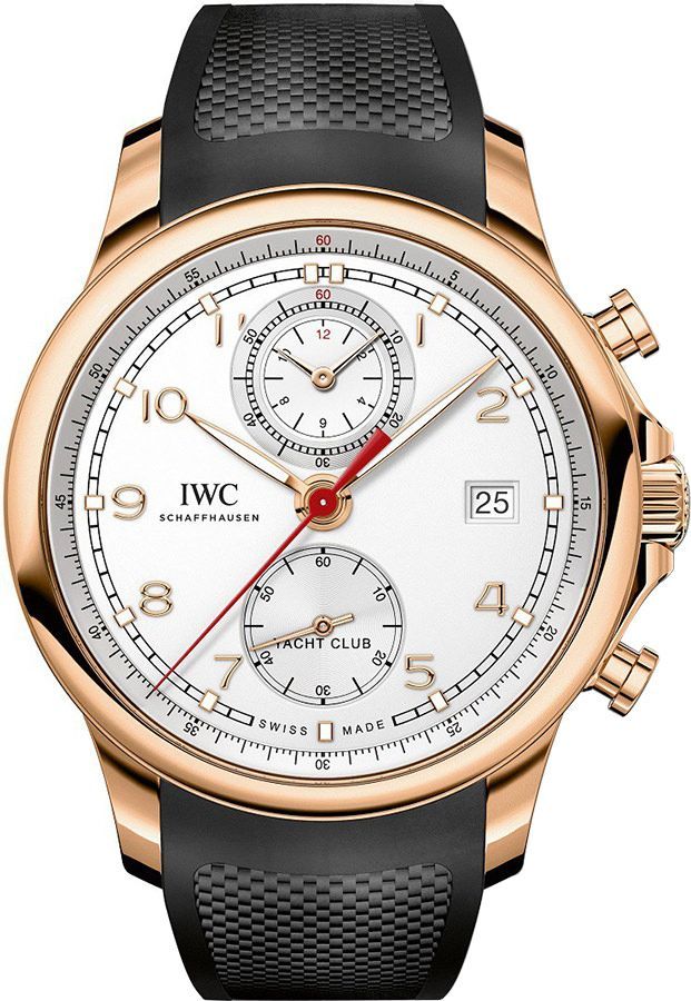 IWC Portugieser Yacht Club Chronograph Silver Dial 43.5 mm Automatic Watch For Men - 1
