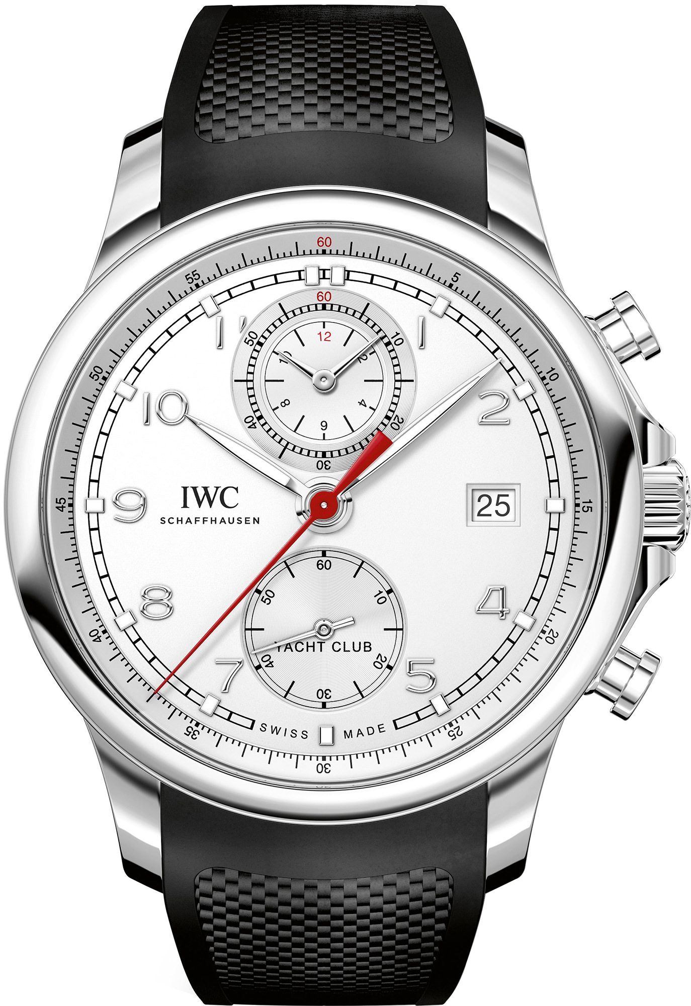 IWC Portugieser Yacht Club Chronograph Silver Dial 43.5 mm Automatic Watch For Men - 1