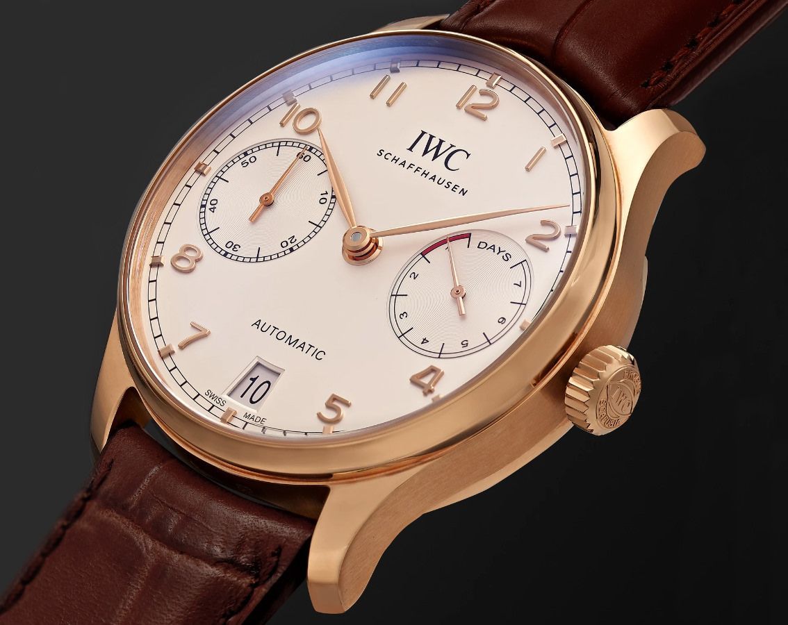 IWC Portugieser  Silver Dial 42 mm Automatic Watch For Men - 4