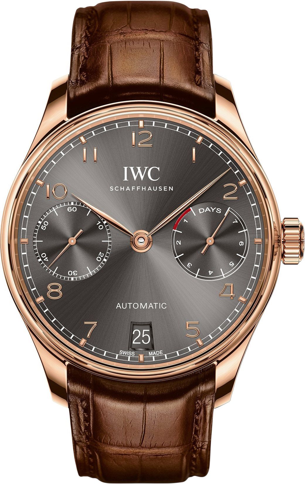 IWC Portugieser Runabout Automatic Grey Dial 42.3 mm Automatic Watch For Men - 1