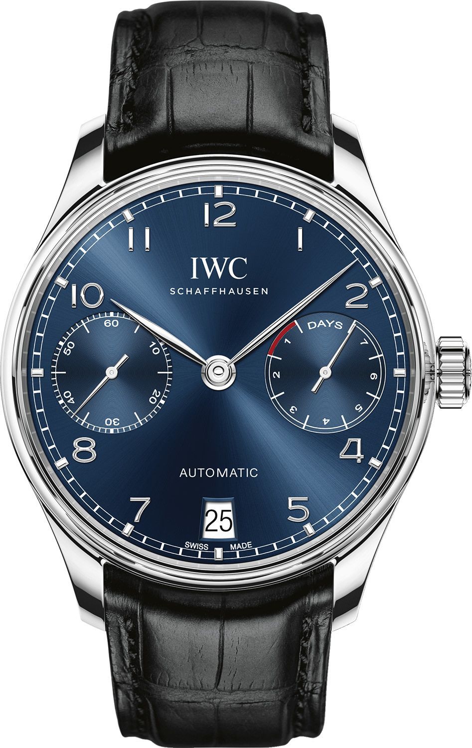 IWC Portugieser  Blue Dial 42.3 mm Automatic Watch For Men - 1